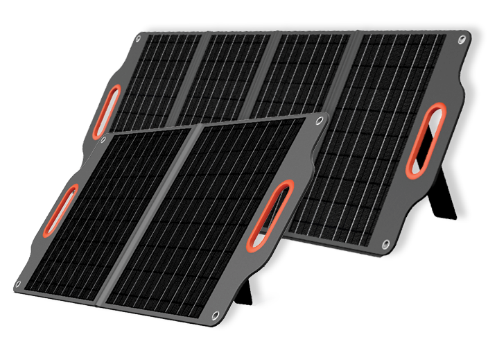 Groupe électrogène portable 1484Wh + 2 panneaux solaires pliables de 100W -  Mobisun