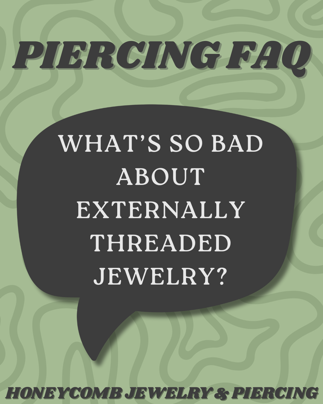 Externally threaded vs. internally threaded, the ultimate piercing debate! Today, we’re going to go on a deep dive into this elusive jewelry style.
The key difference between internally and externally threaded jewelry is where the threading is locat
