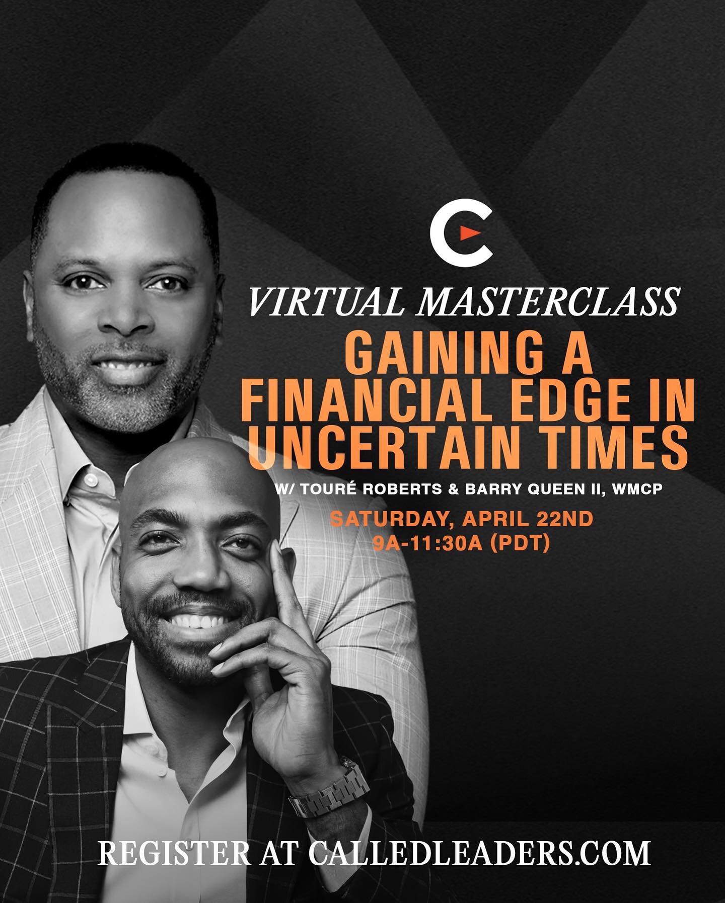 This free @calledleaders finance and wealth building masterclass sold out in less than 10 minutes last night. 

I instructed the team to increase our capacity to create more space for the many of you who reached out to us to reserve your seat.

Don&r