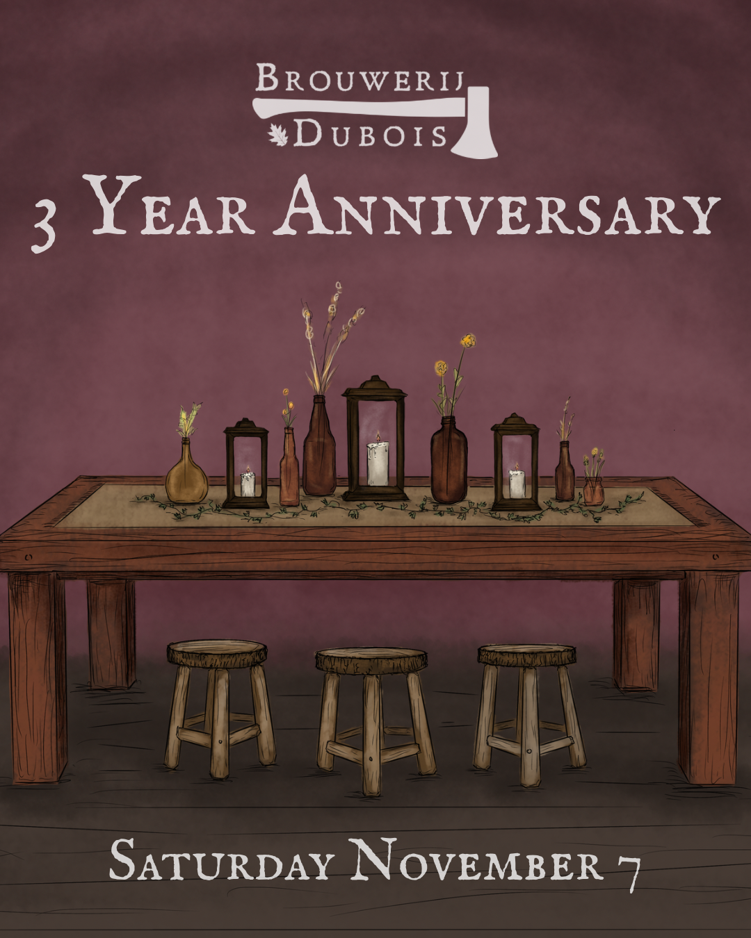 Brouwerij DuBois 3 Year Anniversary!!