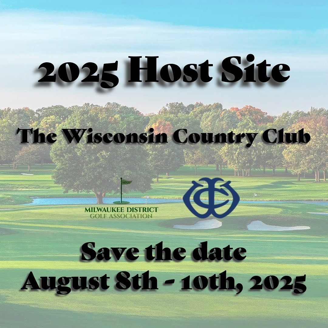 Save the date! 🗓️ The 2025 MDGA Match Play Championship is returning to the @wisconsinclubcountryclub! This will mark the 9th time the club has hosted the event, with a legacy dating back to 1950, 1951, 1960, 1965, 1979, 1992, 2006, and 2022. Make s