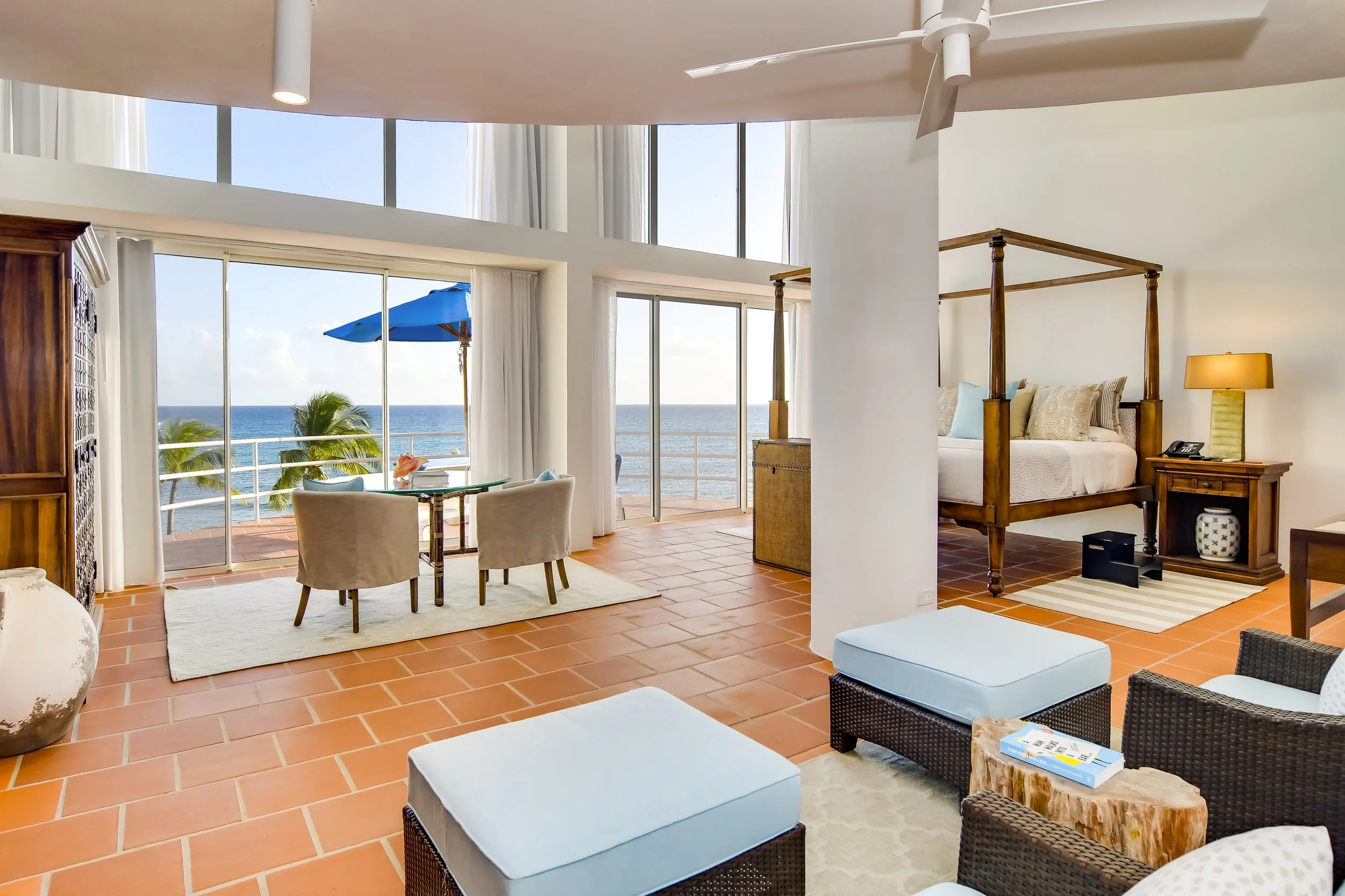 Luxury Beach Condo Bedroom Interior 