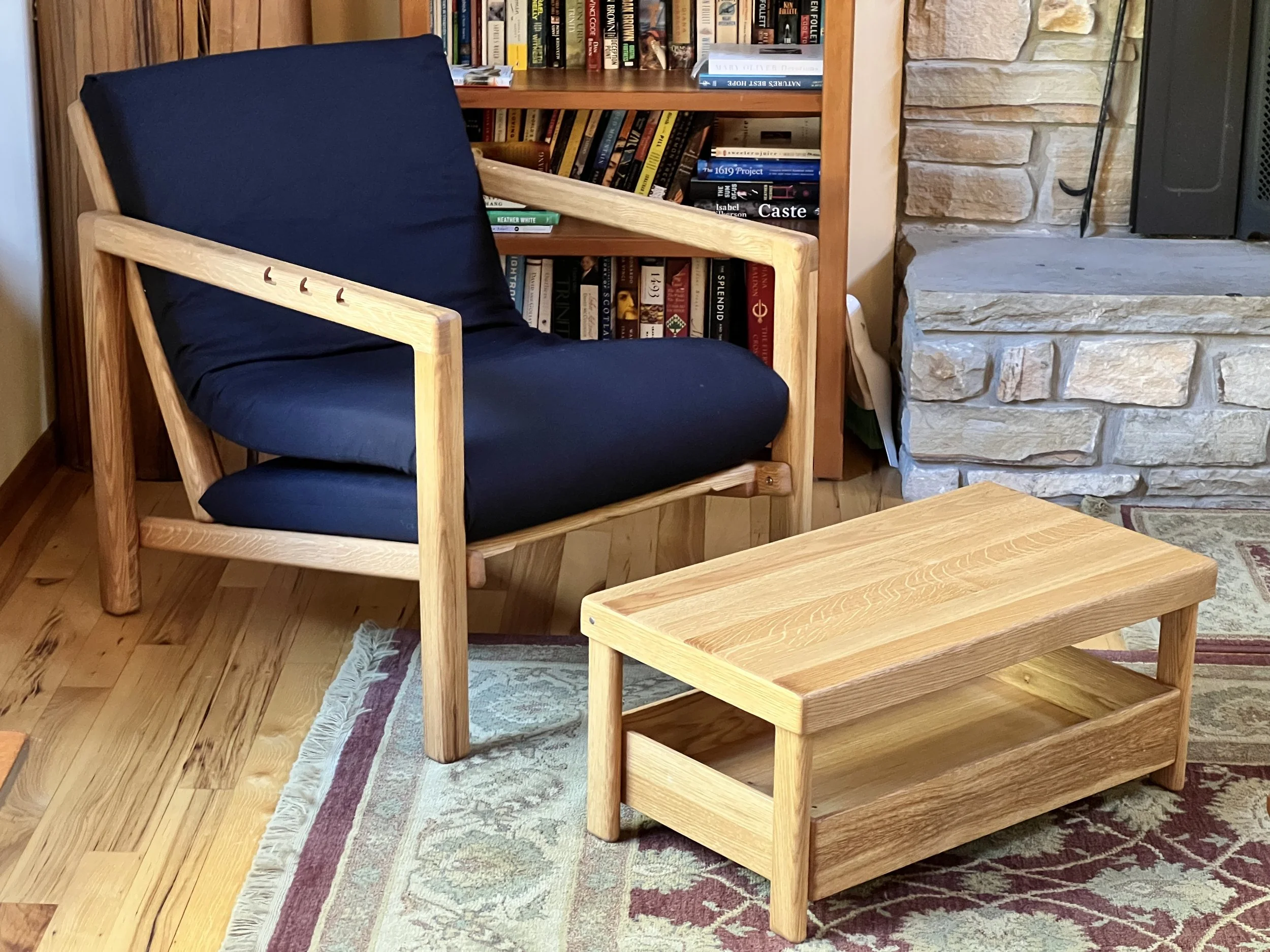 Petoskey Chair and Low Table Set