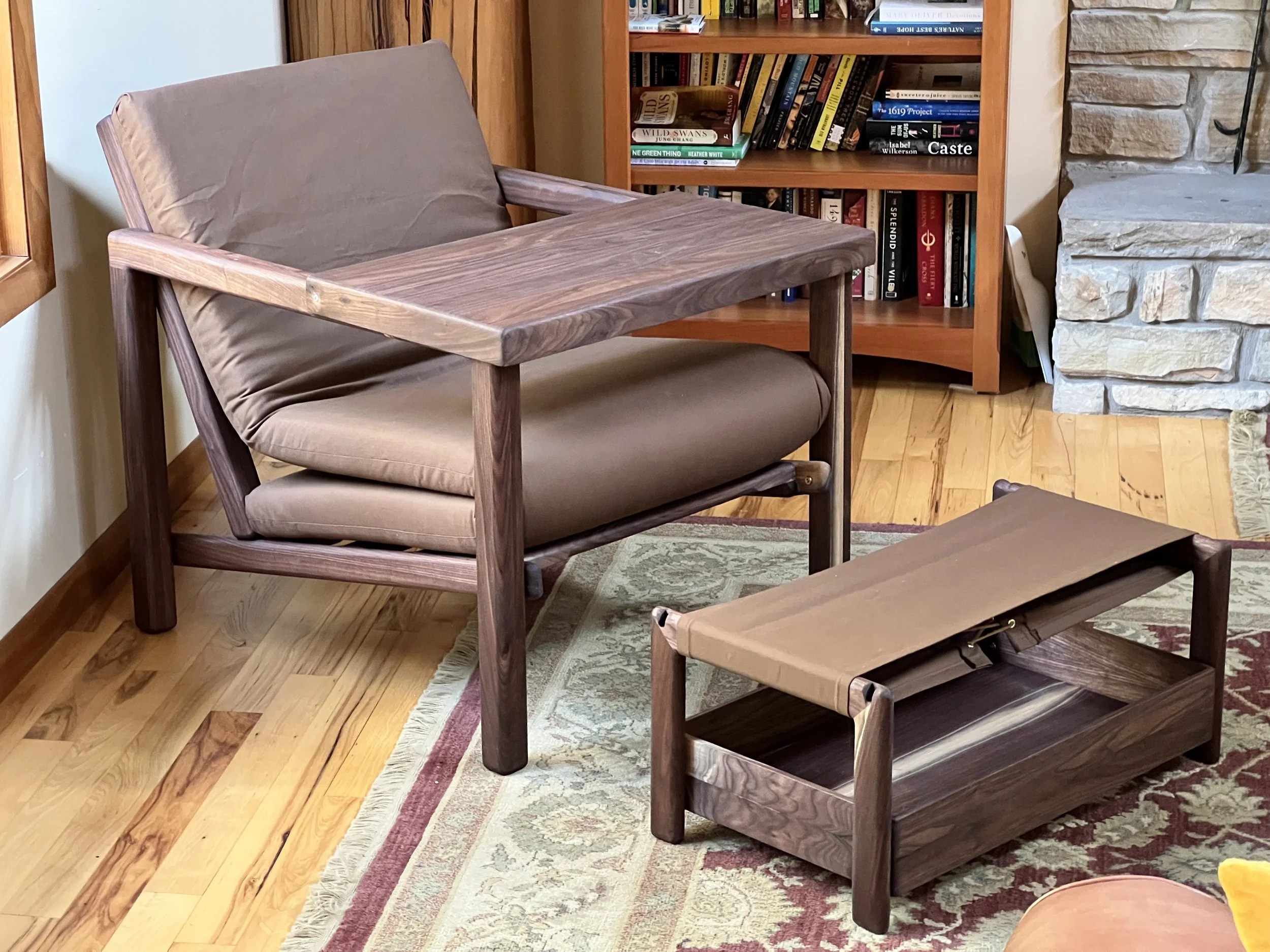 Petoskey Chair and Low Table Set — Peter Oren