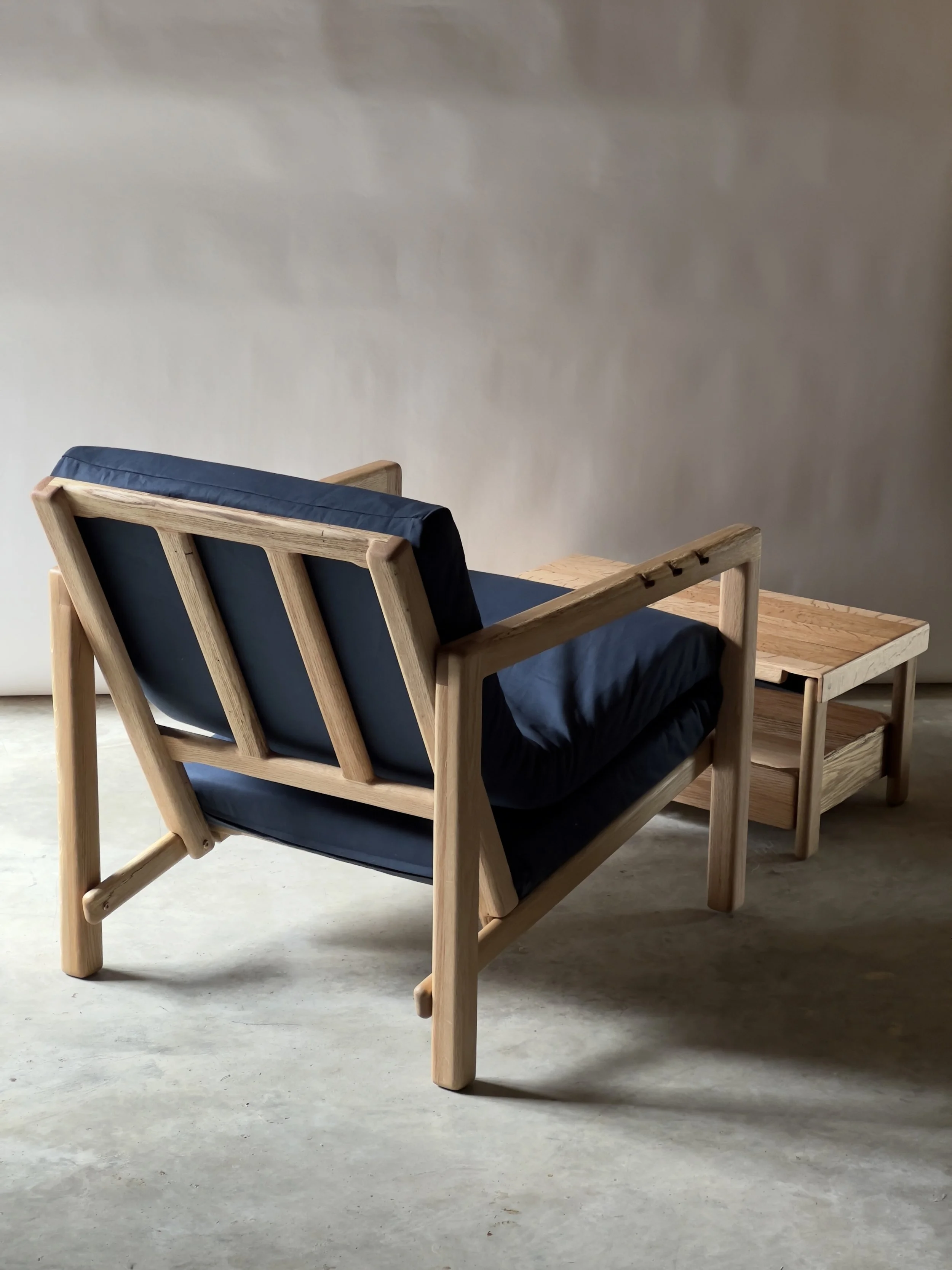 Petoskey Chair and Low Table Set