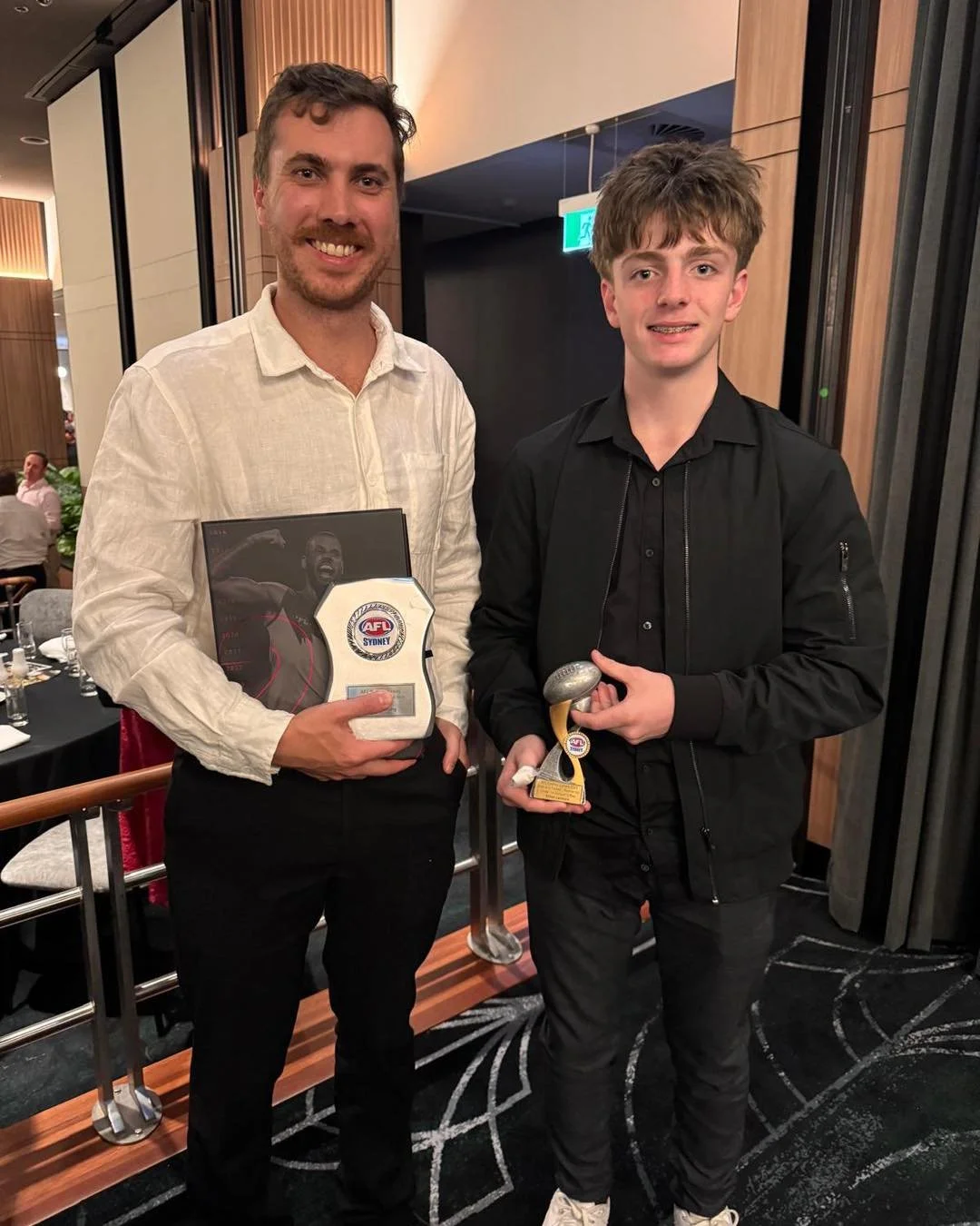 Congratulations to our amazing Magpie legends who were recognised at the Sydney Juniors Awards Night! 🏆🖤🤍

Ethan &ndash; Best &amp; Fairest U14 Div 3 Runner-Up
Benji &ndash; Best &amp; Fairest U14 Div 3 &ndash; 3rd Place
Nik (U9YG) &ndash; Junior 