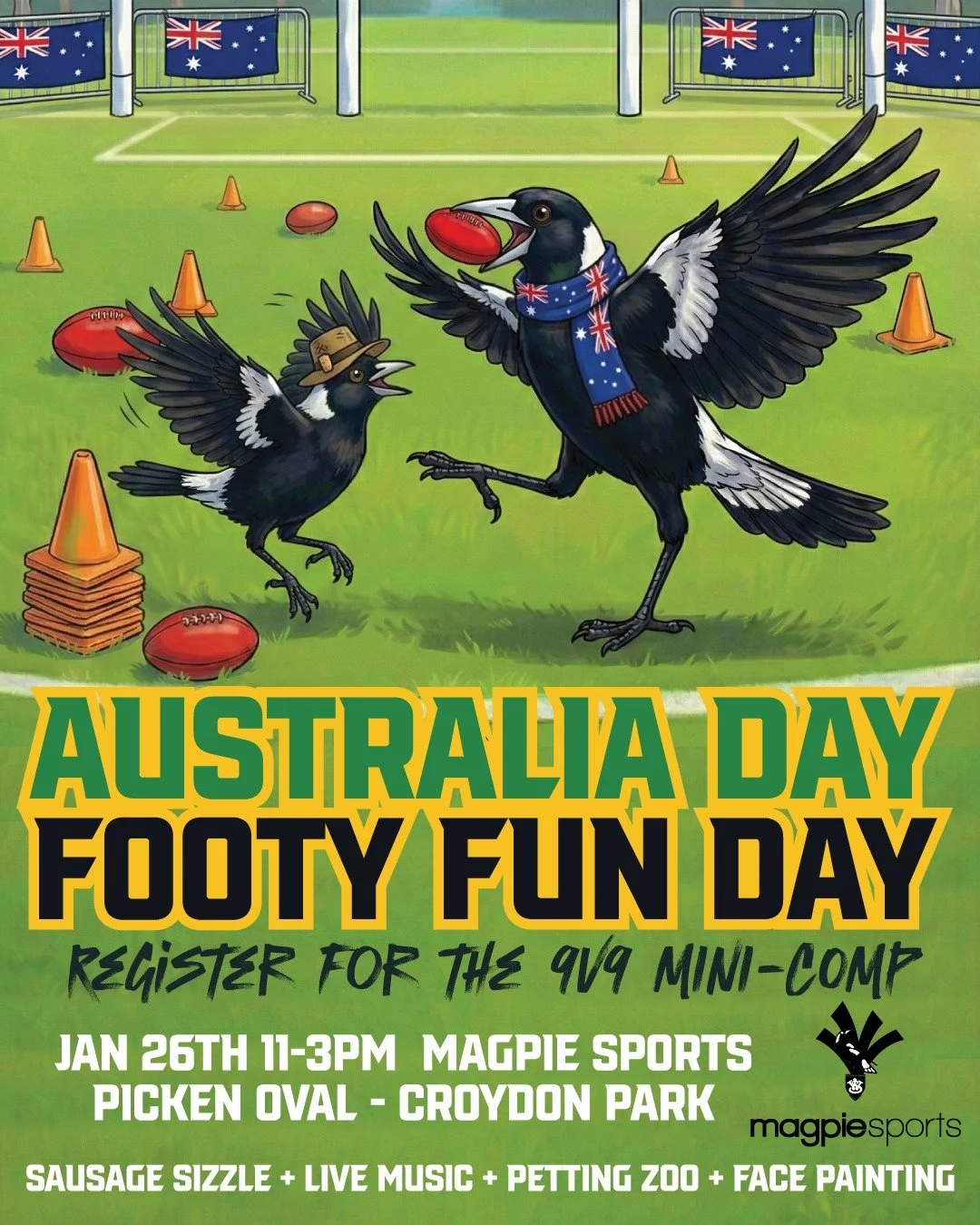 🇦🇺 Stay Local &amp; Celebrate at Magpies Sports!

This Australia Day, skip the traffic and join us for a massive backyard party in Croydon Park. We&rsquo;re turning the club into the ultimate family hangout!

📅 When: Monday, 26 Jan 2026 
⏰ Time: 1