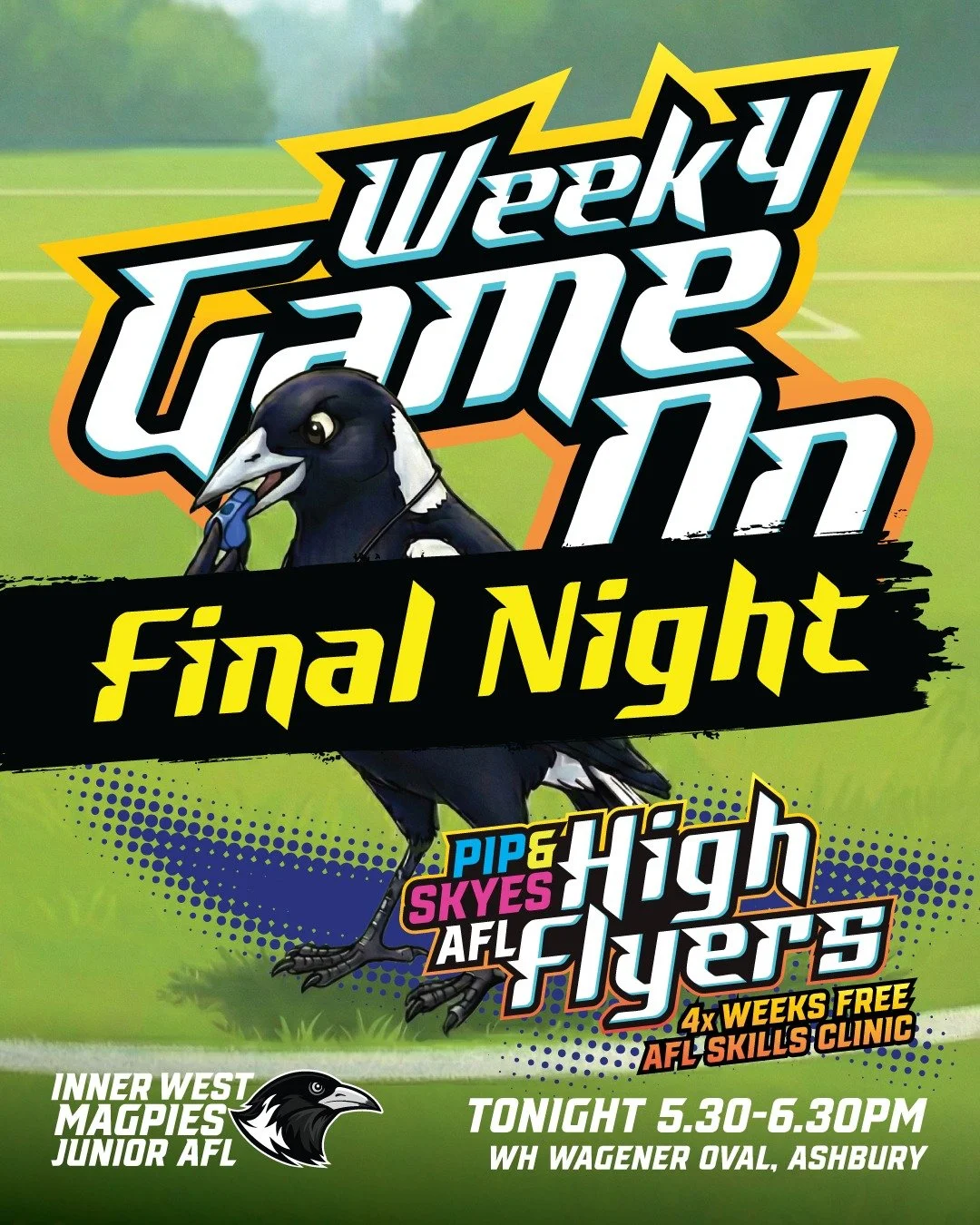 TONIGHT: Skills, Sizzles, and Silverware! 🌭🏆 It&rsquo;s the final week of our Free Skills Clinic! 

⚠️ IMPORTANT: This is your LAST CHANCE to enter the Golden Cup Rego Giveaway. Sign up for the 2026 Season before the end of tonight&rsquo;s clinic t