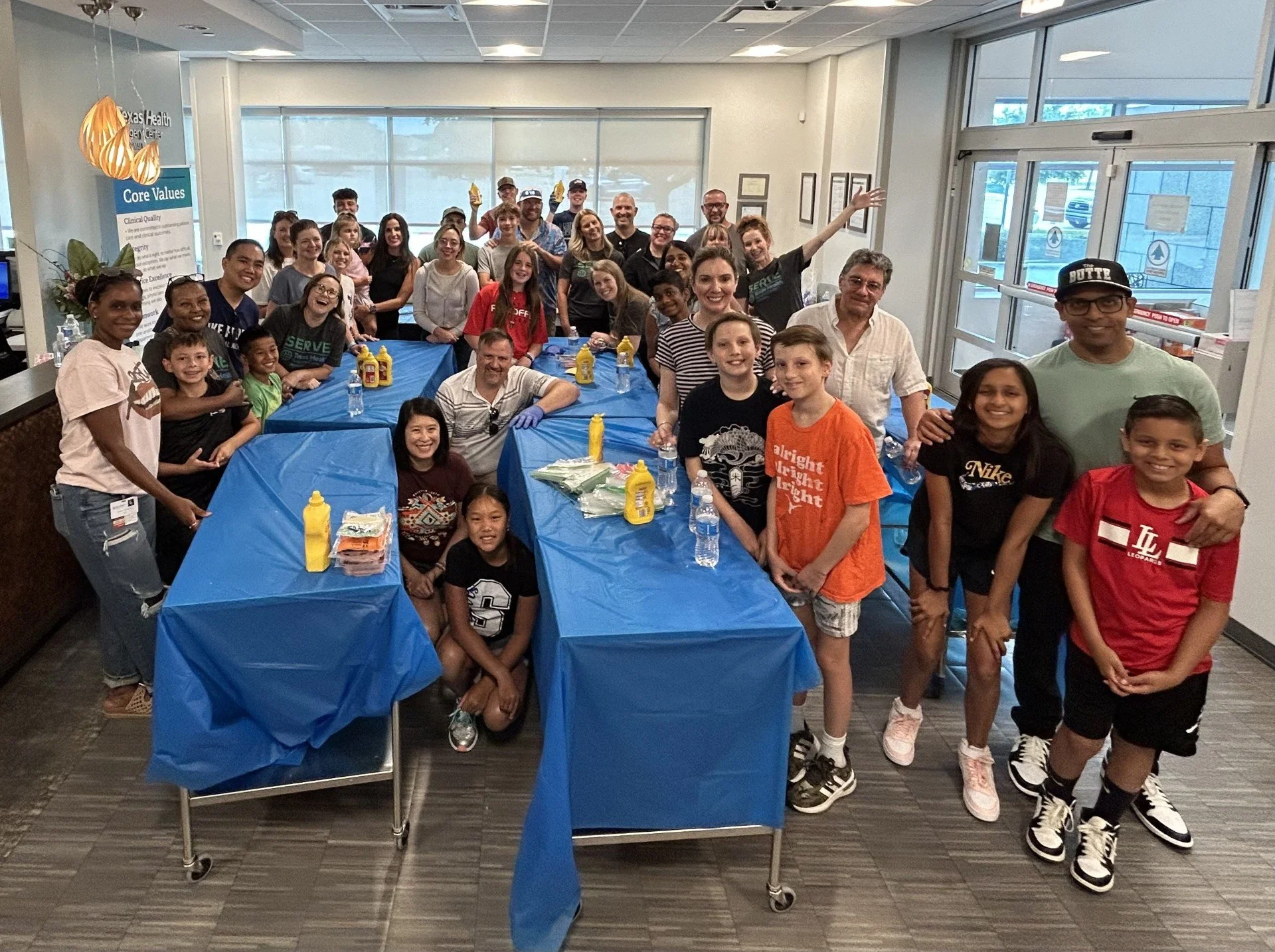 We love partnering with our THRSC Family and have enjoyed SERVING Rockwall through partnering with Hope Delivered and preparing 975 sandwiches and donating 400+ pantry and hygiene items to our neighbors in need and for being BRAVE through partnering