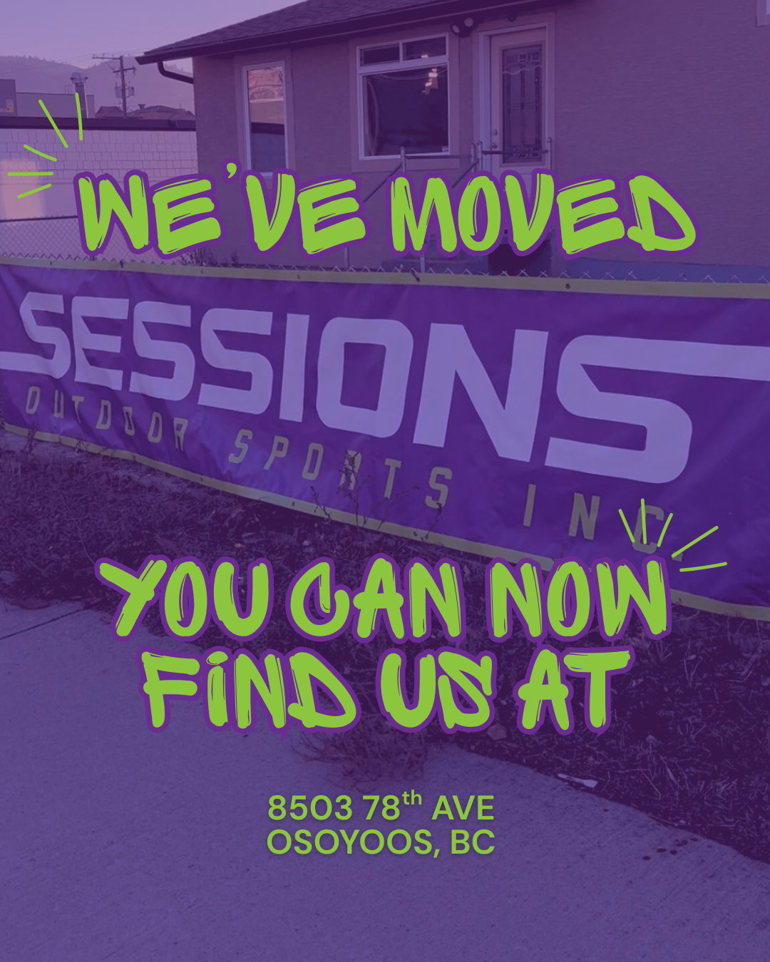 NEW LOCATION! A New Chapter for Sessions Outdoor Sports