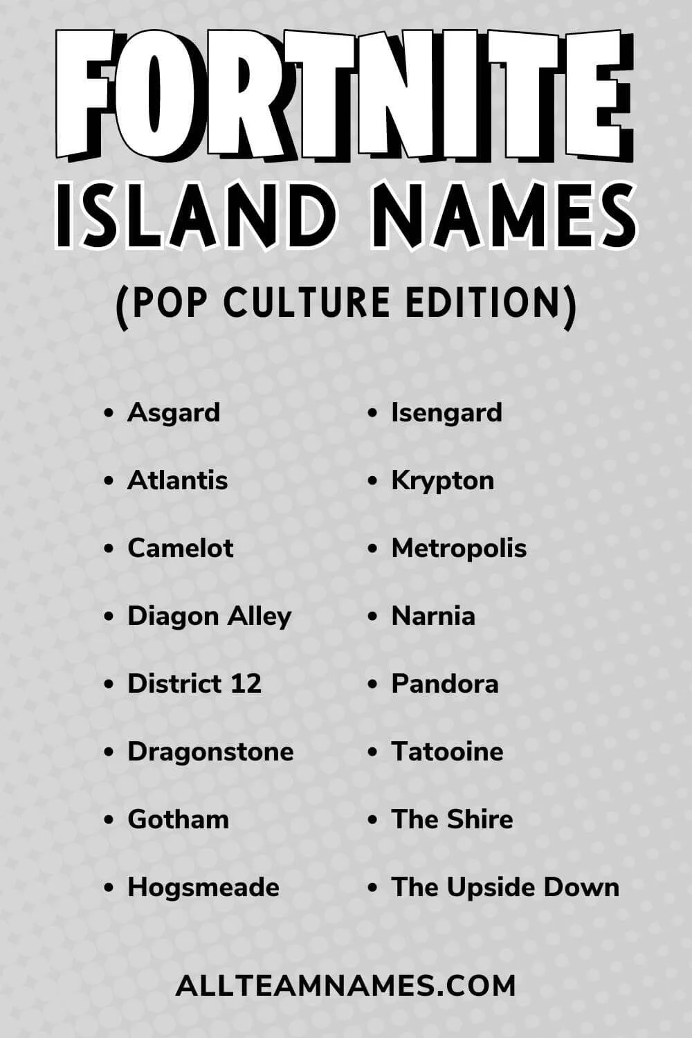 444 Unique Fortnite Group Chat And Island Names (Categorized)