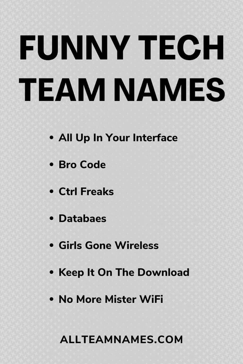 119 IT Team Names That Techies Will Love (Categorized)