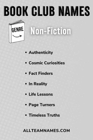 379 Creative Book Club Names (Sorted By Genre)