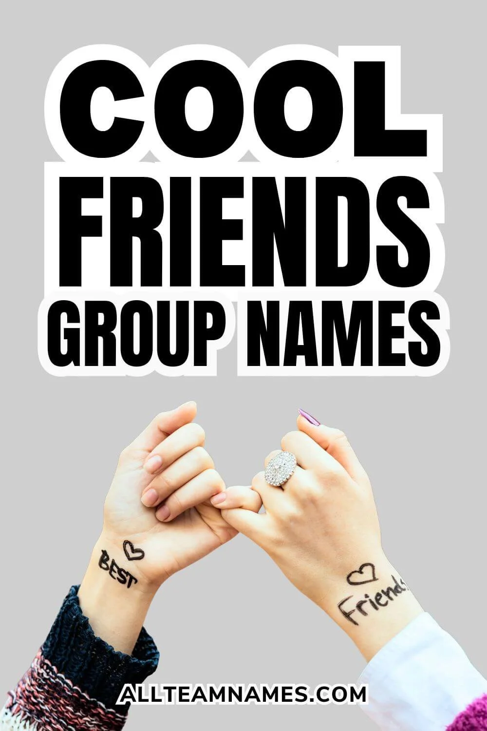 465 Best Friends Group Names (Funny, Clever & Unique)