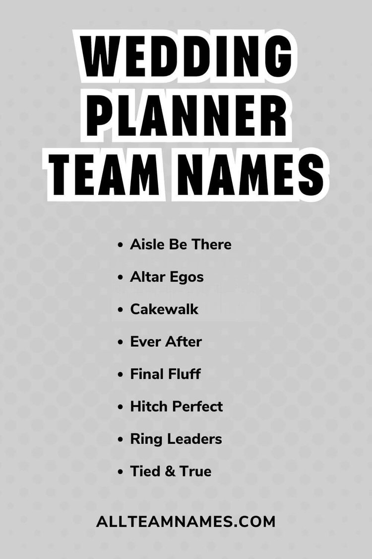 Party Committee Names 209 Creative Event Planner Team Names To Slay Every Soirée