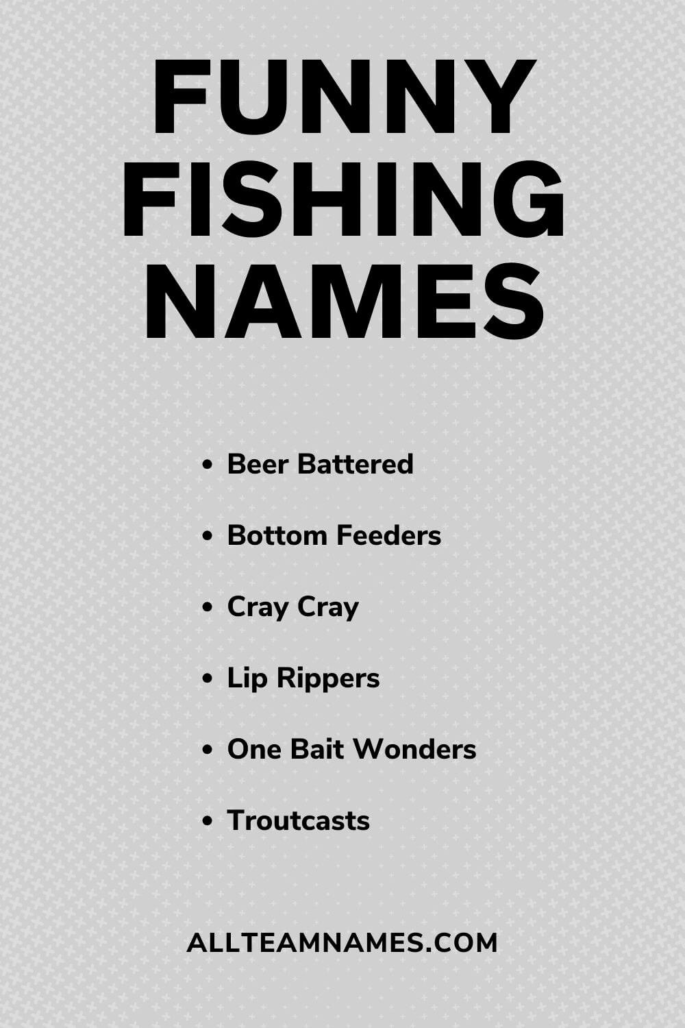 301+ Fishing Team Names (Funny, Cool & Puns)