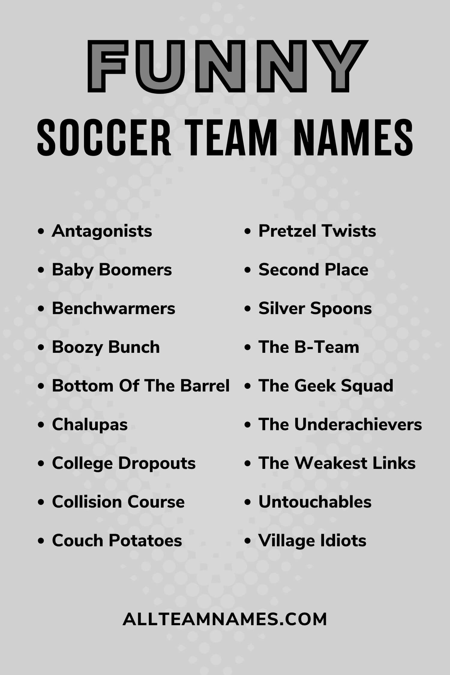 161 Best Soccer Team Names (For Kids And Adults)