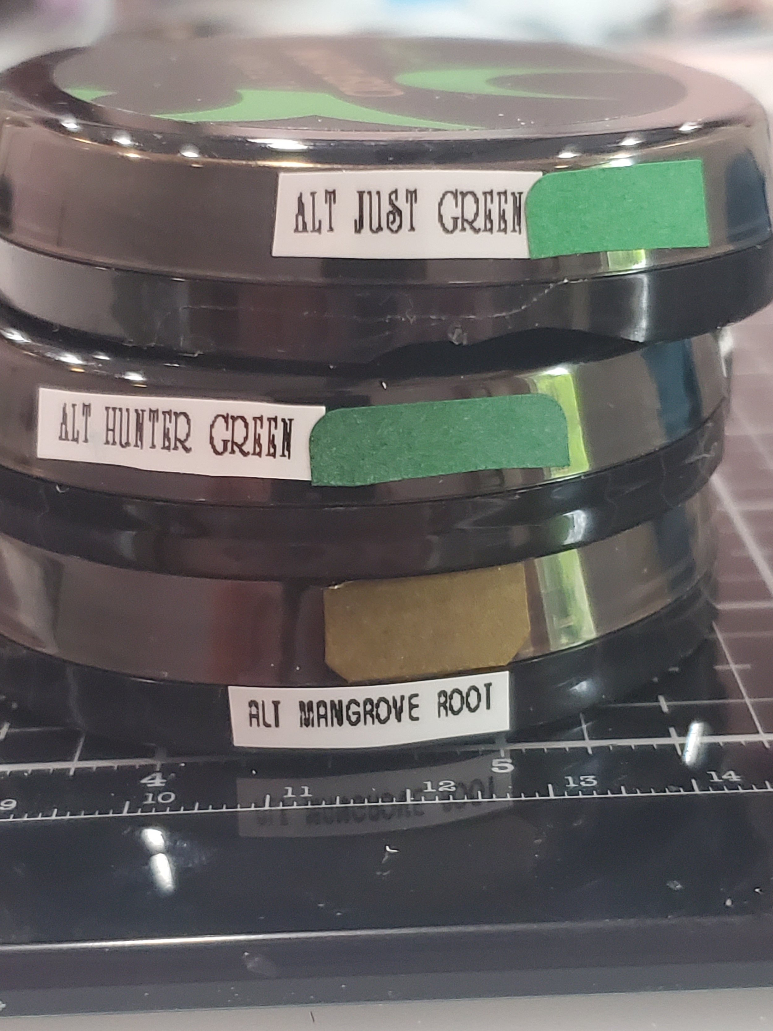 Altenew Crisp inks for "His" set