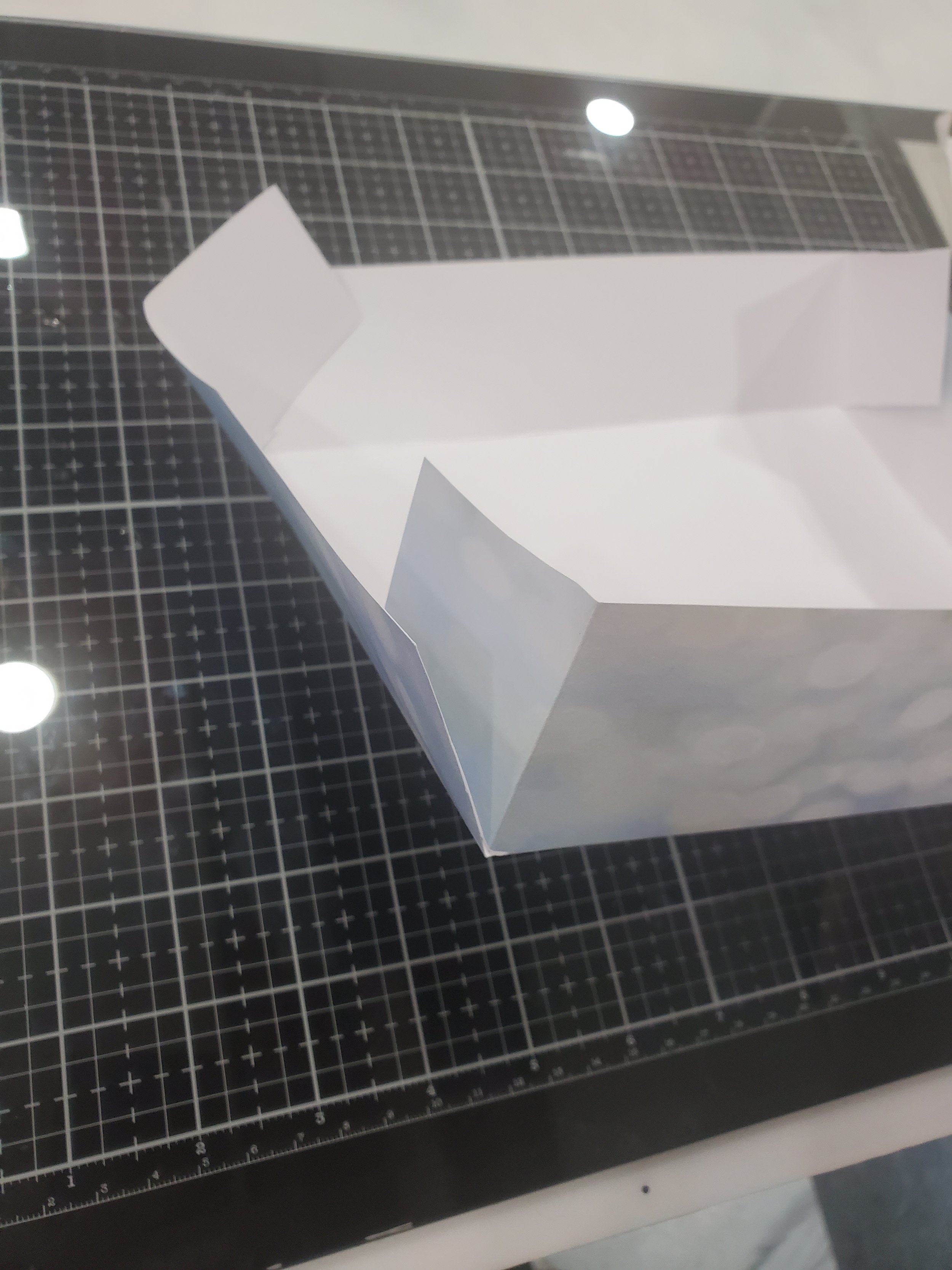 Fold and glue tabs to sides