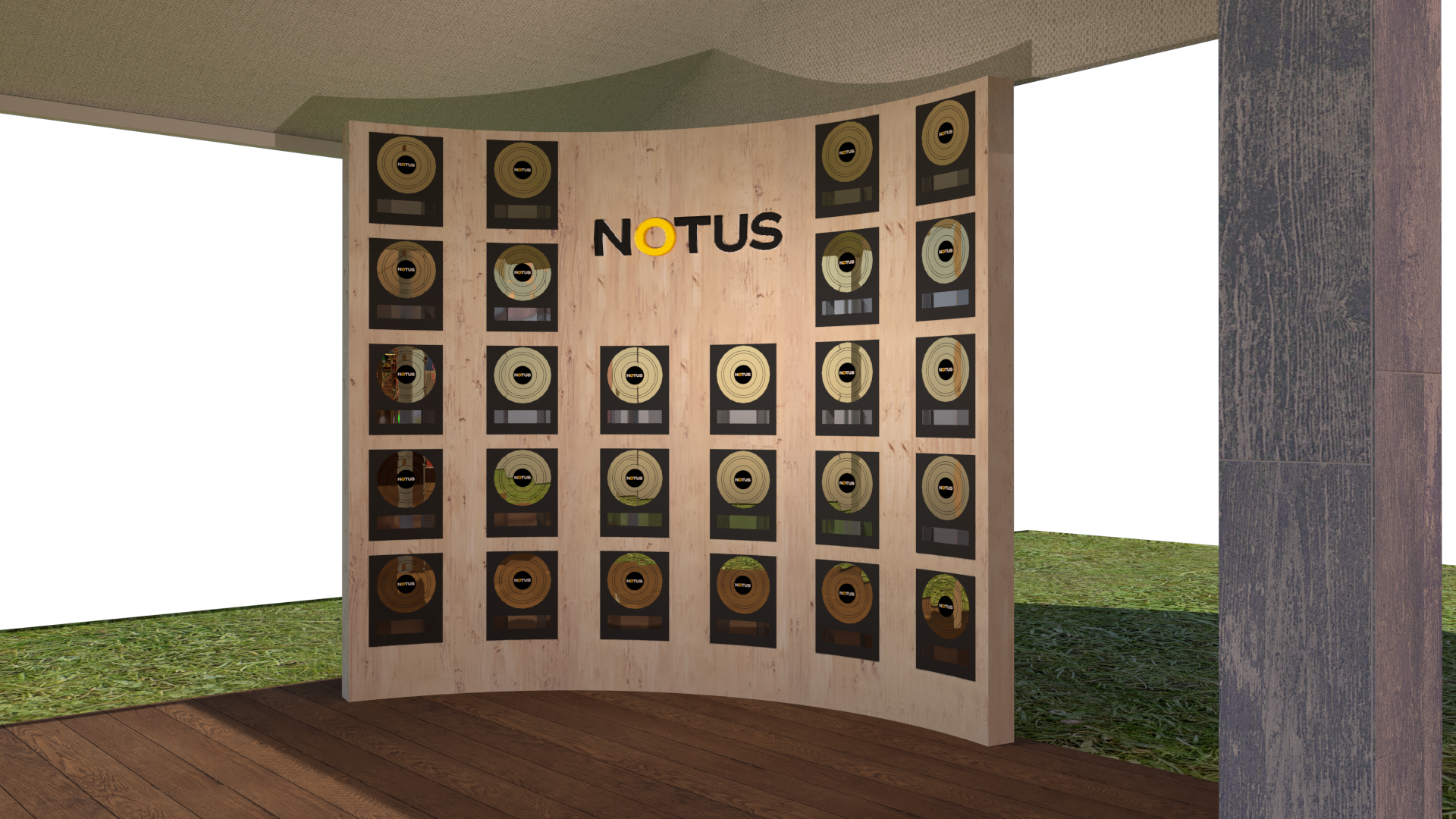 Record Photo Wall