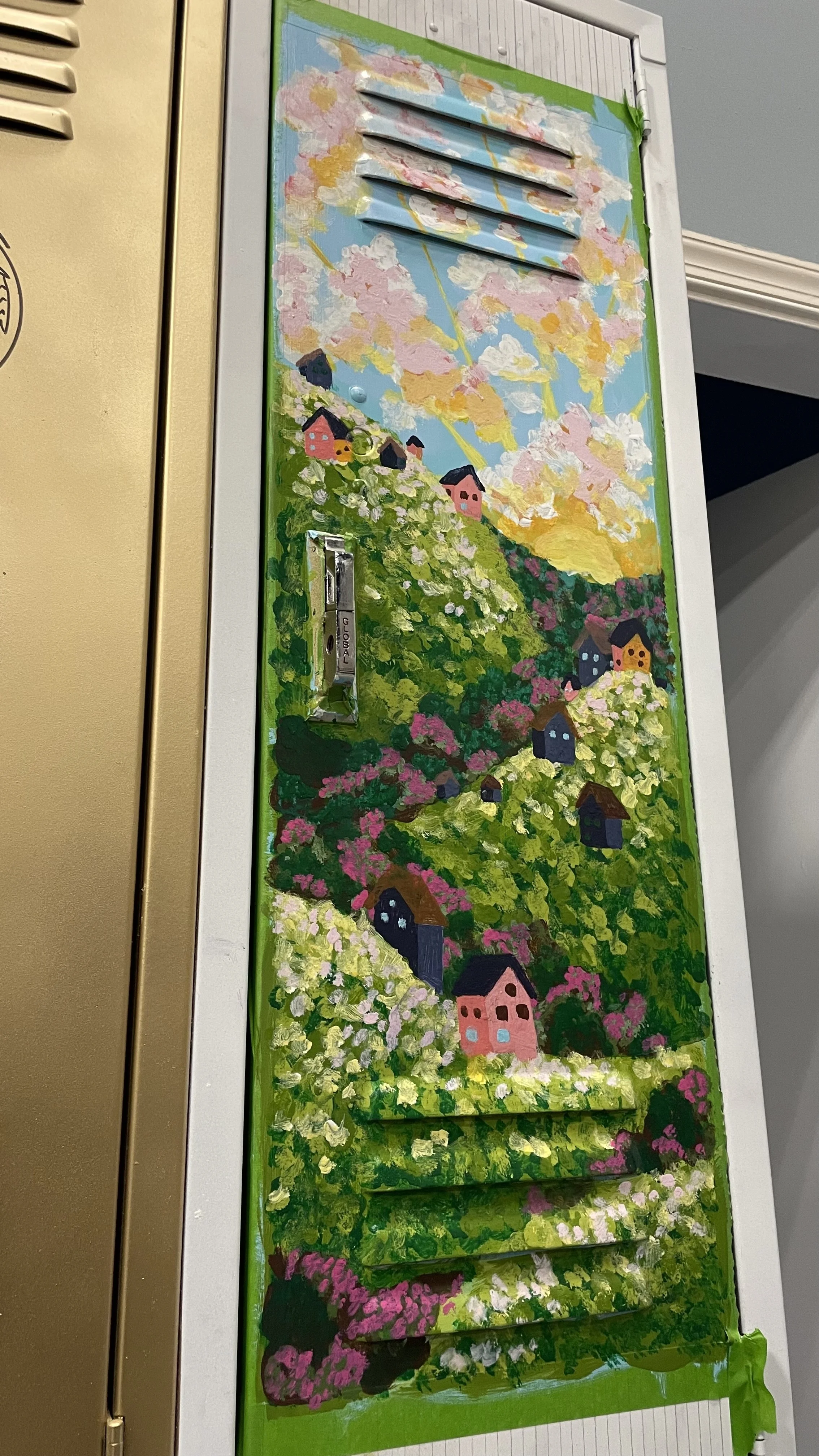 Locker Progress because I forgot to take a final :(