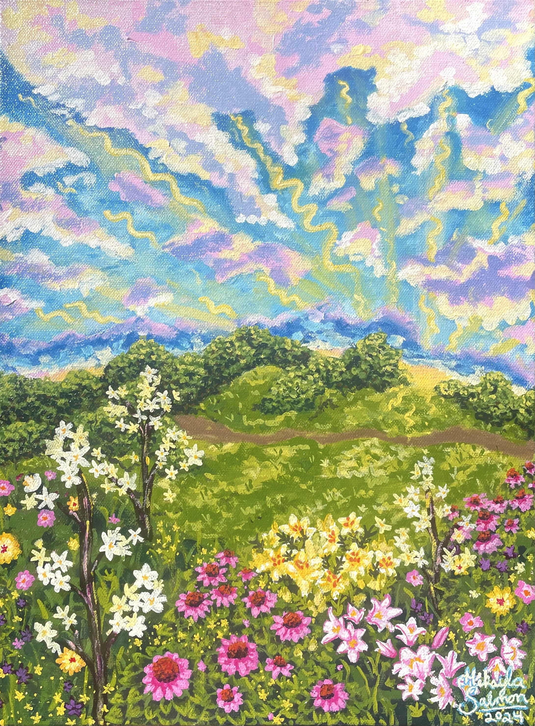 The Joy in Today (16" x20" Acrylic on Canvas)