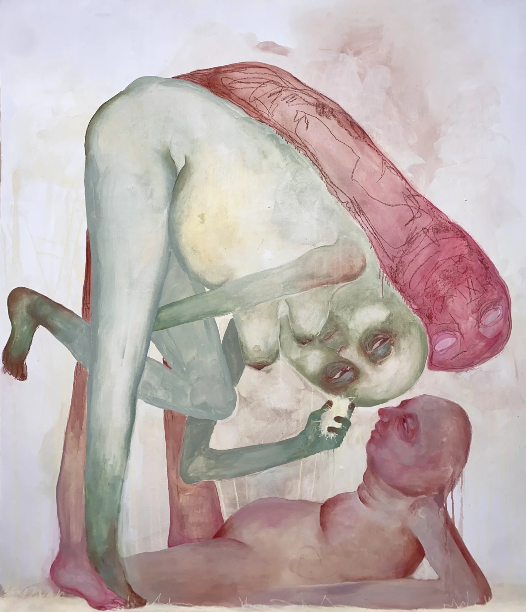 Everything Worth Her Salt, Oil on canvas, 58"x62", $4000