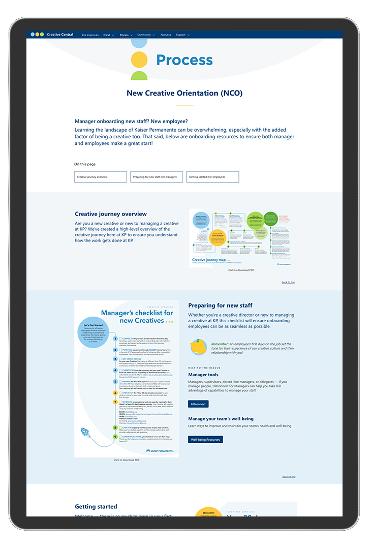 creative central - new creative employee