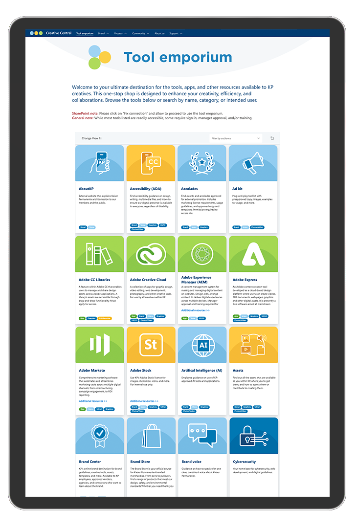 creative central - tool emporium