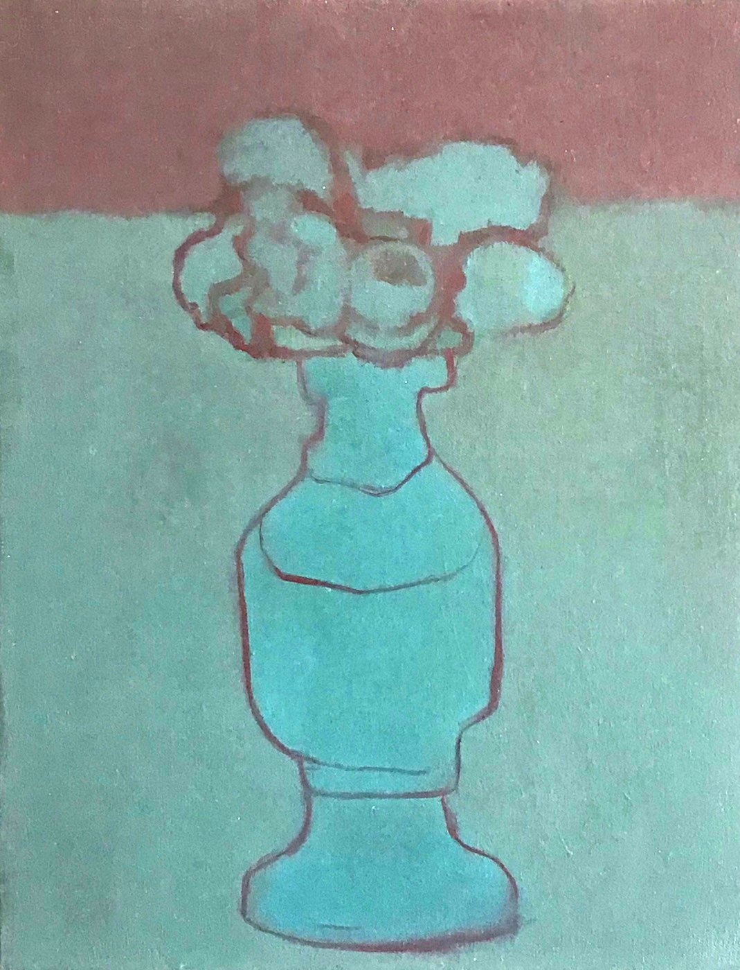 Green and Red Vase