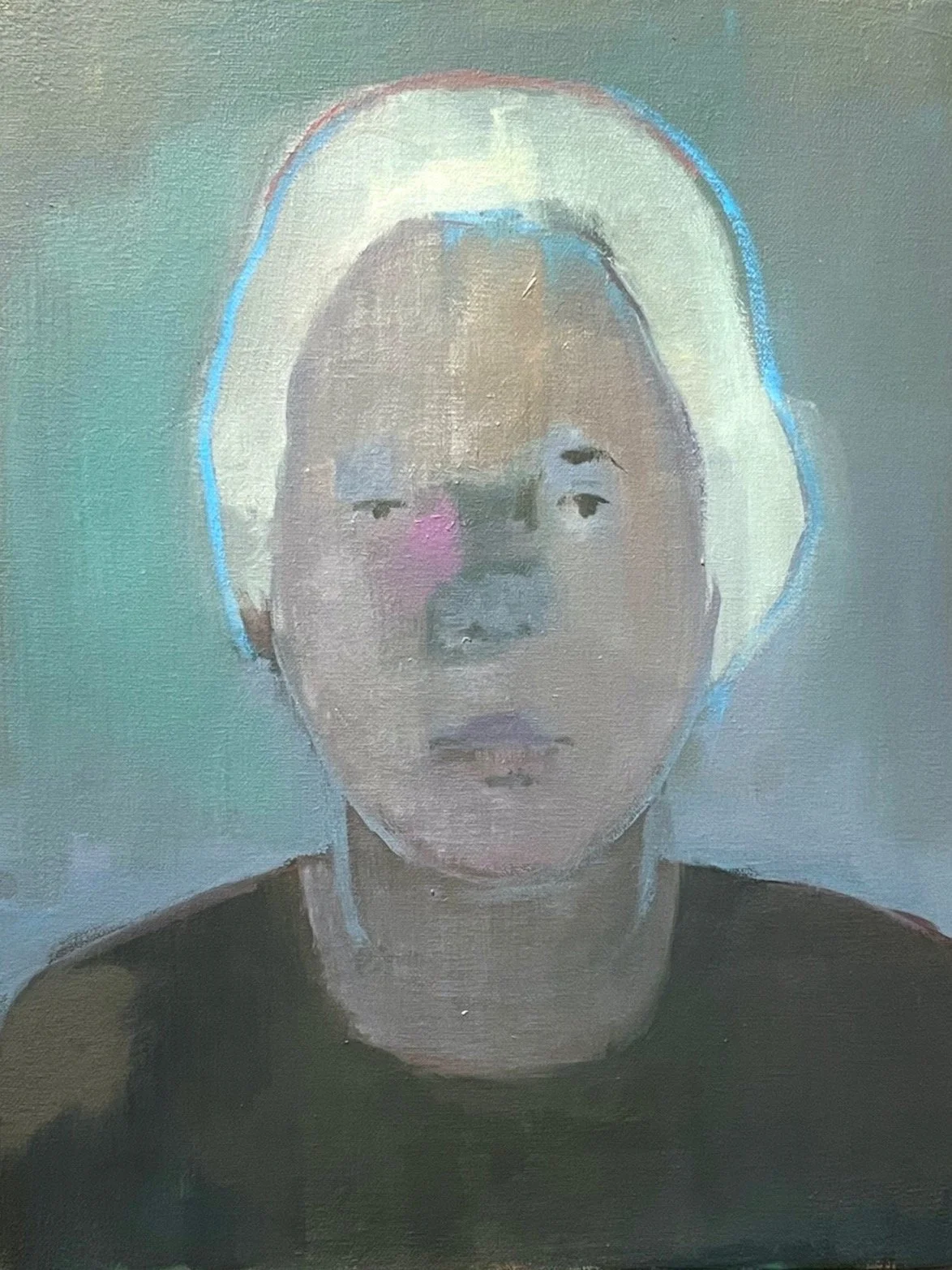 Portrait with White Hair