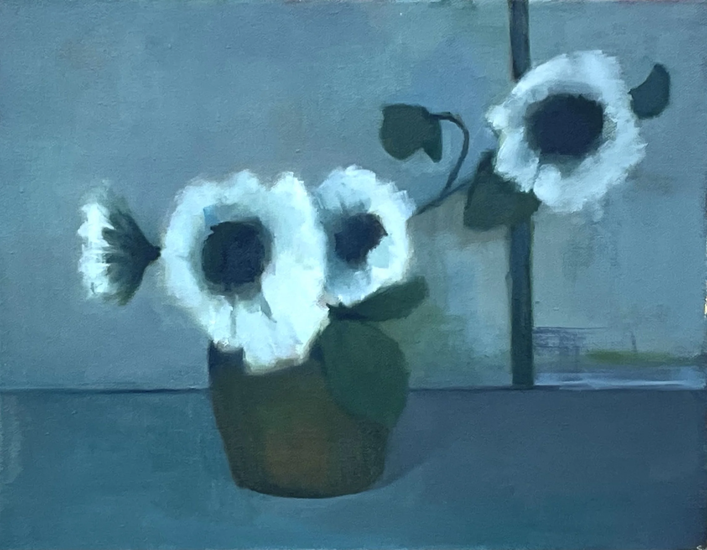Blue Sunflowers
