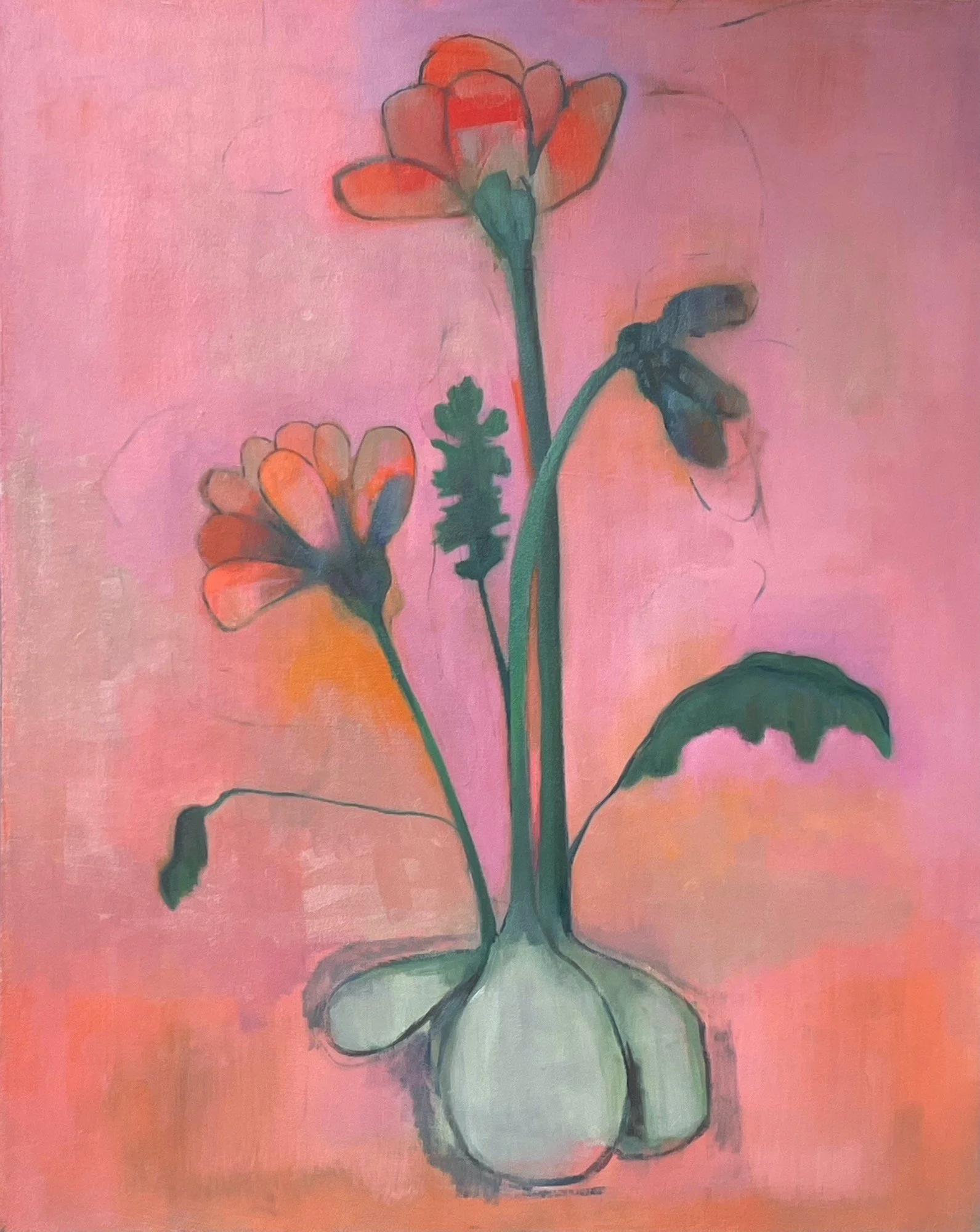 Botanical Painting of an Imaginary Flower