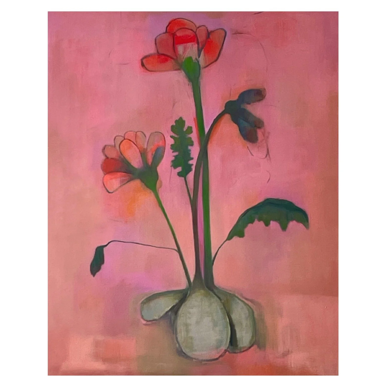 Botanical Painting of an Imaginary Flower