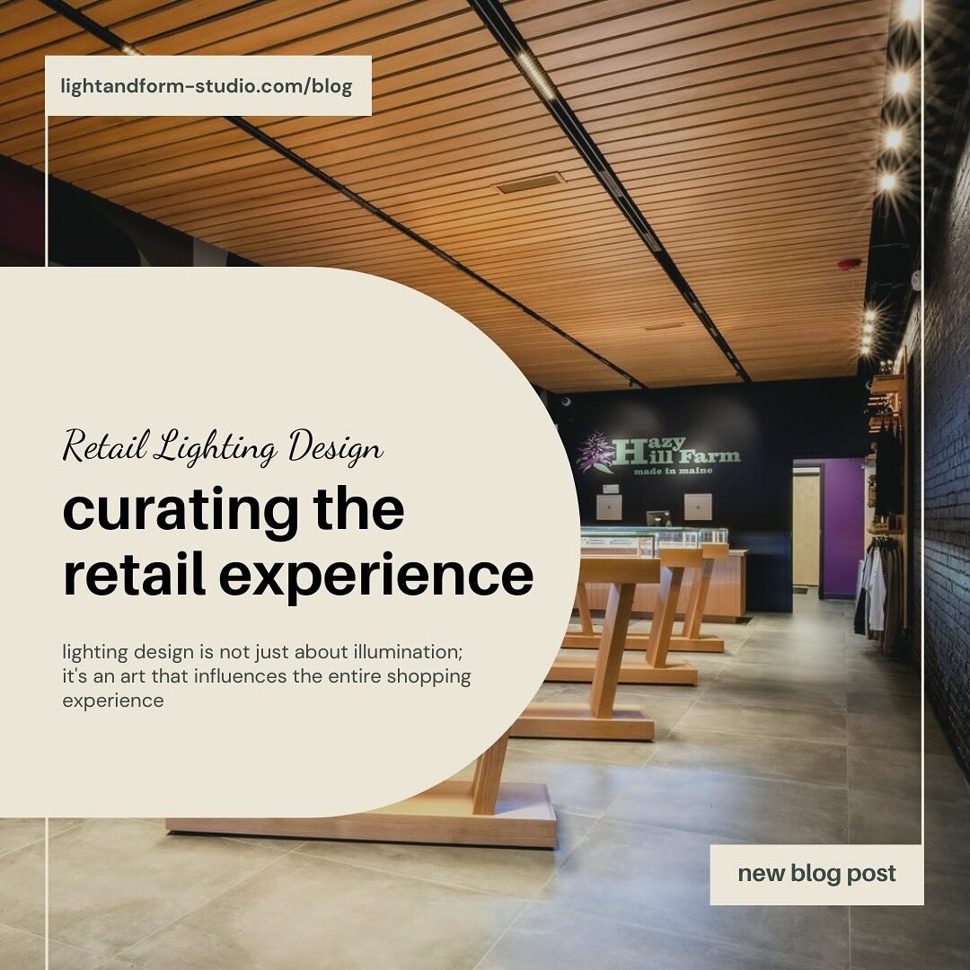 NEW✨on the blog! Retail lighting design plays a pivotal role in shaping the ambiance, functionality, and overall shopping experience within a store. 

Carefully considering brand identity, product emphasis, color rendering, and other factors ensures 