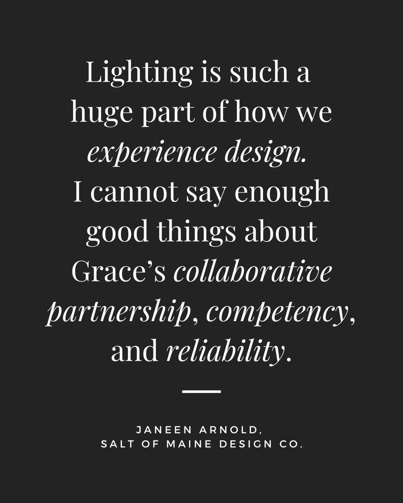 At the end of the day, we&rsquo;re all working together to create an experience for our clients 🤍

Thank you @saltofmaine xo