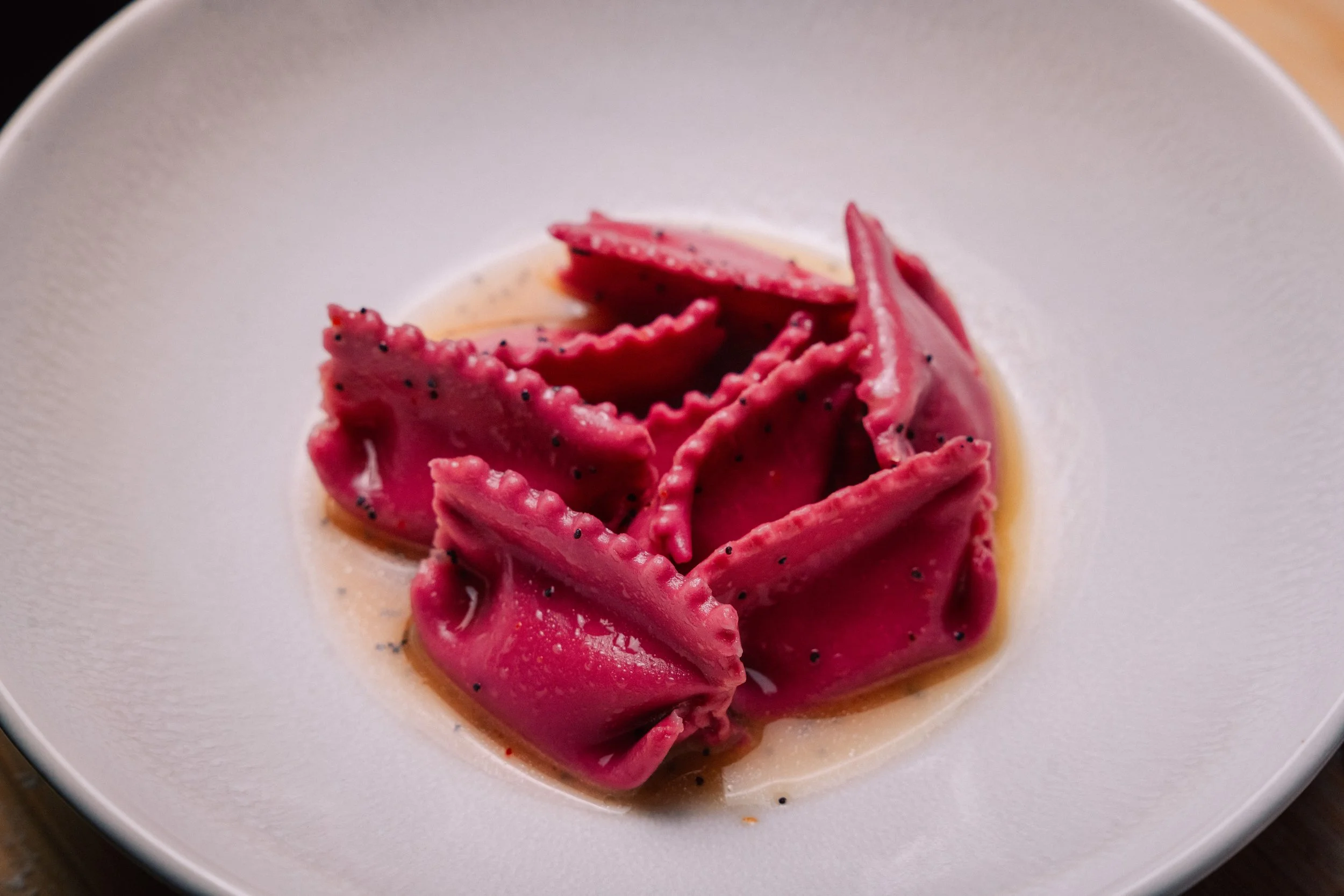 Week 11: Beetroot Agnolotti