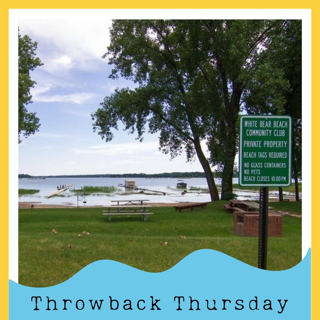 Throwback Thursday #tbt : WBBCClub circa 2016. Lake levels were low, which made for a huge sandy beach where members made the best of it with beach volleyball games.  #whitebearbeachcommunityclub #wbbcclub #buildcommunity #minnesota #beachlife #seeyo