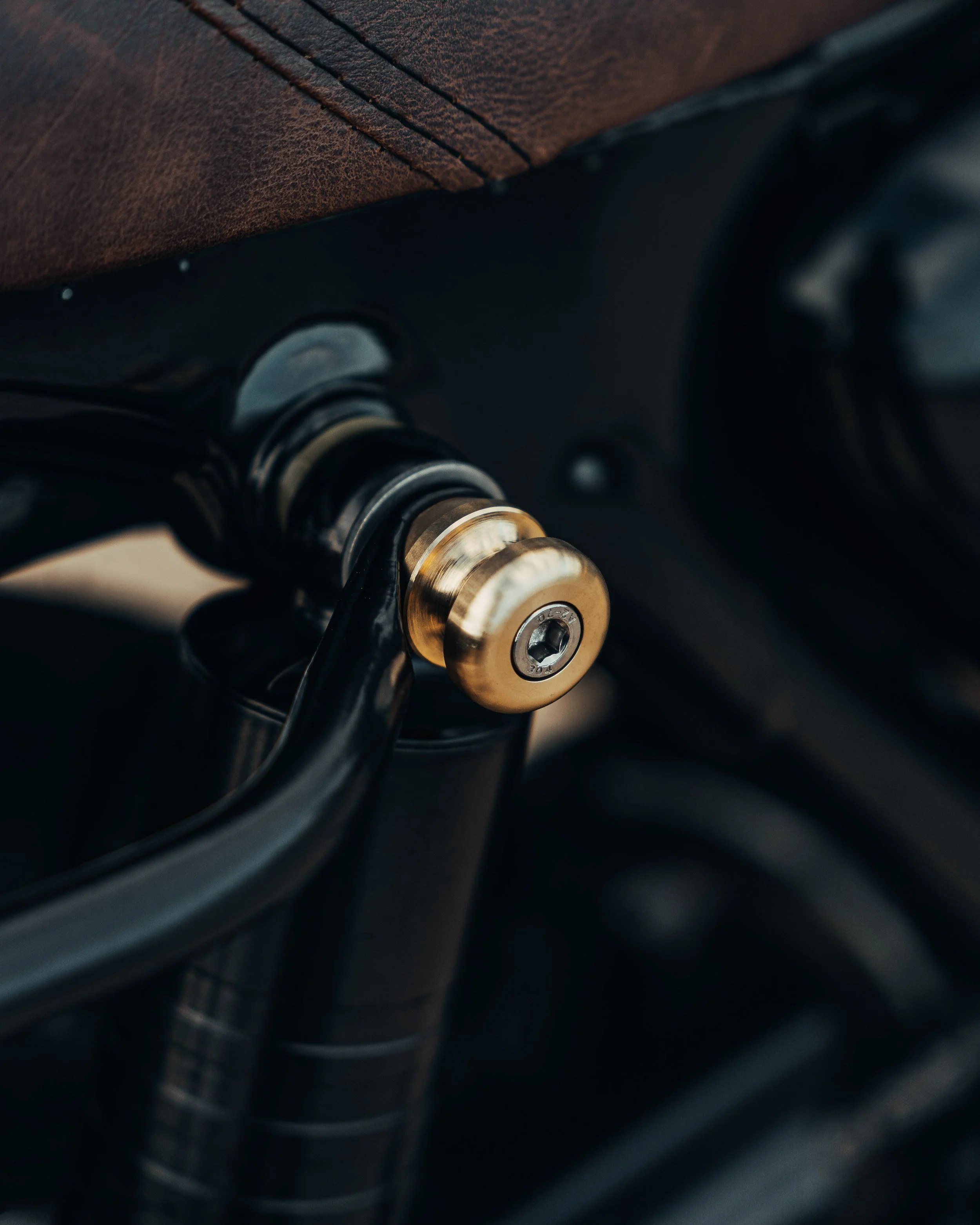 Brass Luggage/Strap Attachment Spool