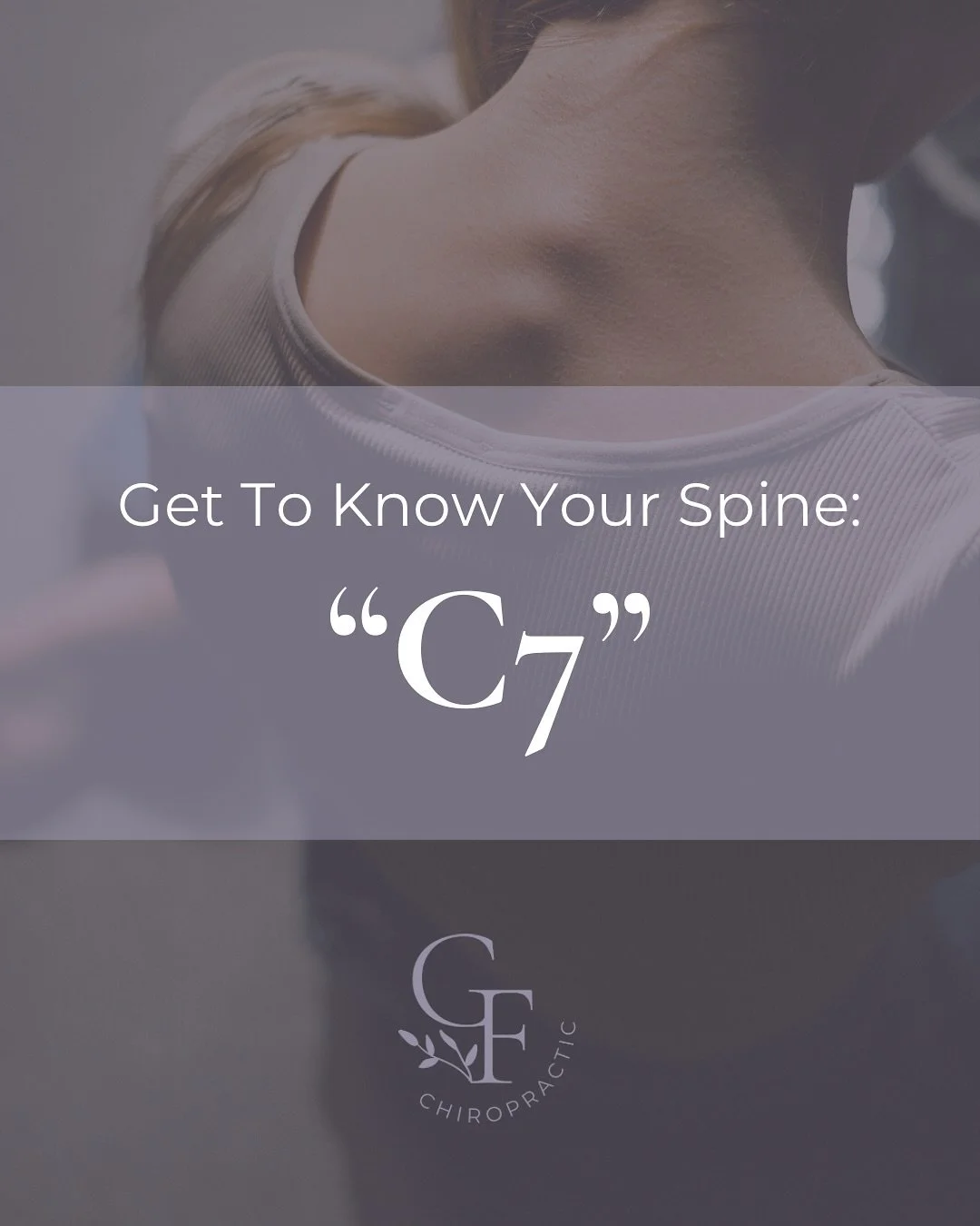 🦴✨ C7: The Backbone of Power &amp; Balance ✨🦴

The C7 vertebra&mdash;often called the &ldquo;vertebral prominens&rdquo;&mdash;is a landmark you can feel at the base of your neck. But beneath that bony ridge, it shields two major players: the C7 &am
