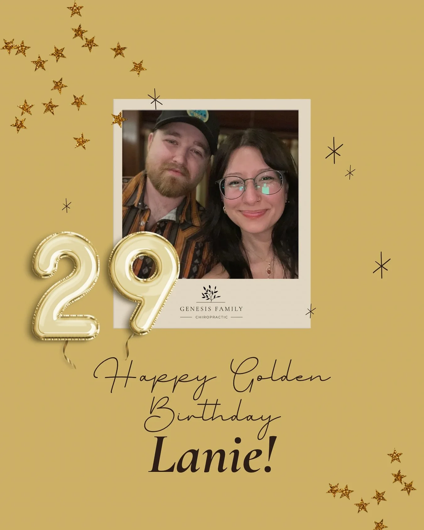 ✨🎉 Golden Year, Golden Girl ✨
Wishing the happiest 29th birthday to our shining star, Lanie! 💛 May this year bring you even more joy, love, and laughter. 🌟 

Show Lanie some love today when you see her at the office!❤️

#happybirthday #goldenbirth