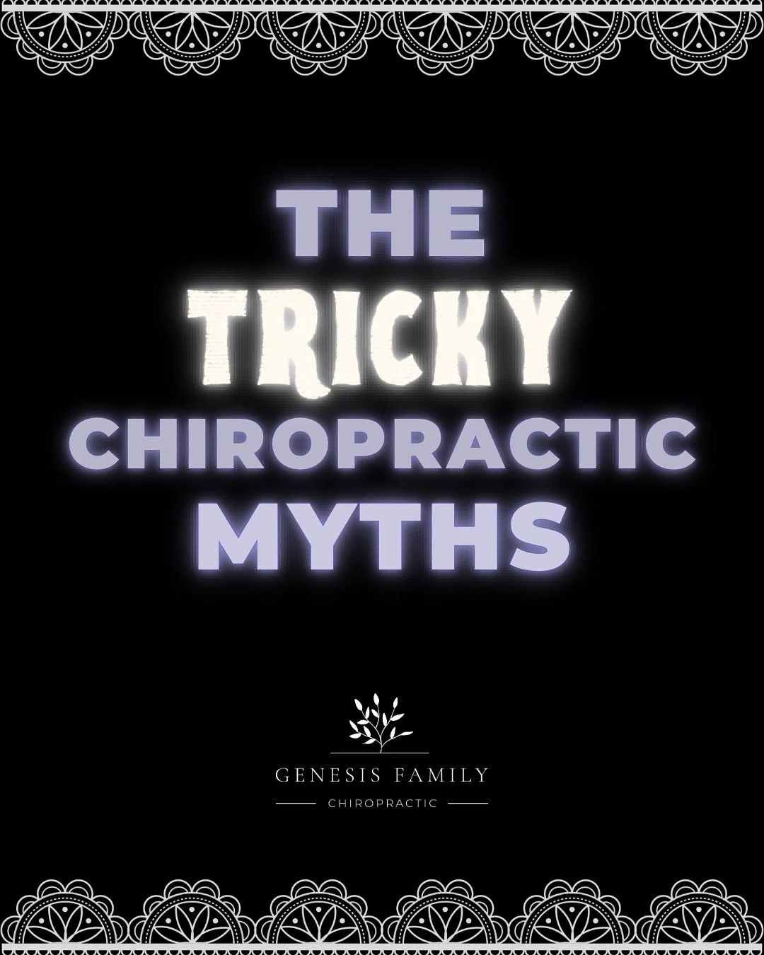 💀 Don&rsquo;t get tricked by chiropractic myths! 💀

There&rsquo;s a lot of misinformation out there about chiropractic care &mdash; and we&rsquo;re here to set the record straight. 🧠✨

Scroll through to uncover the truth behind the trickiest chiro