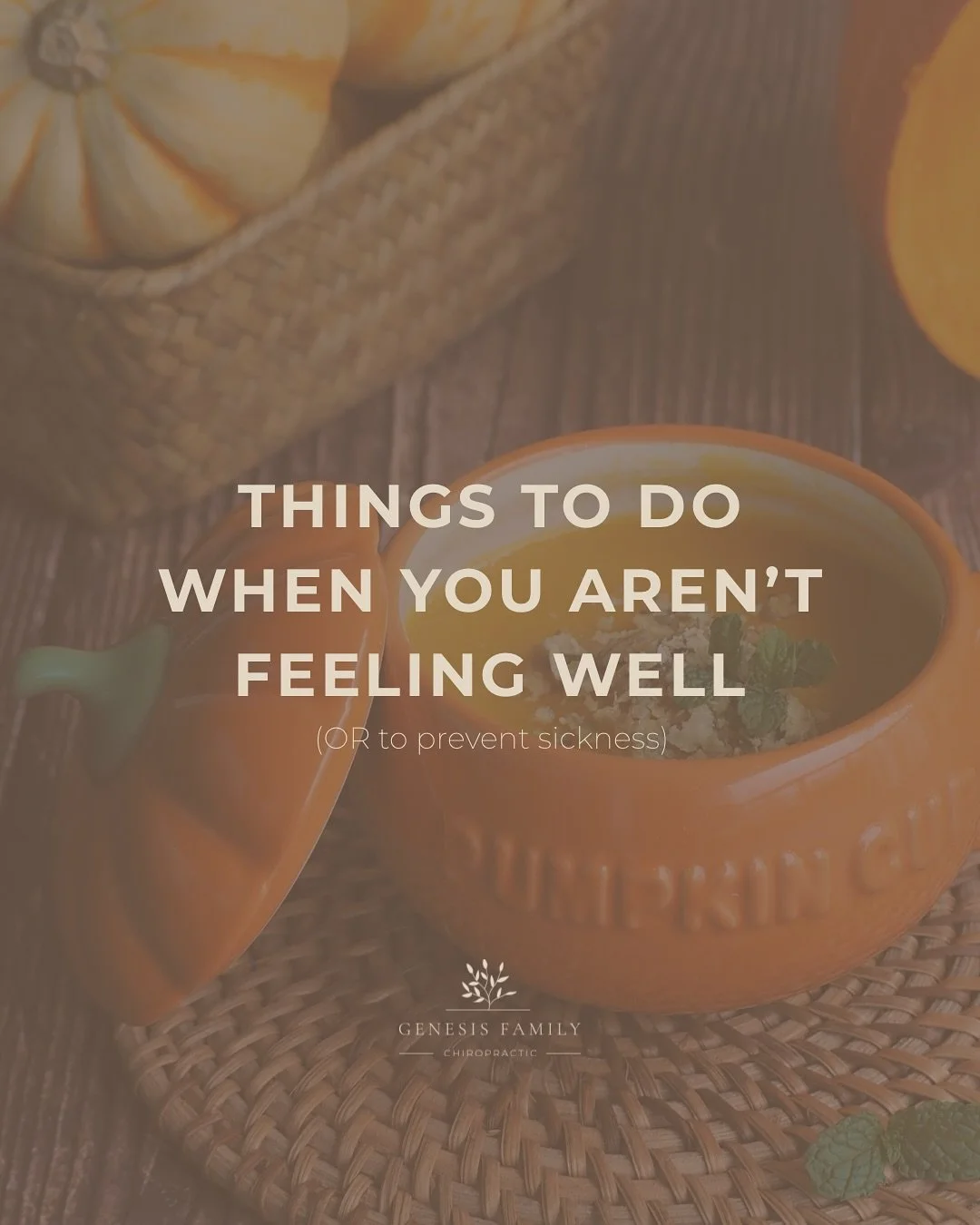 🌿 Not feeling your best? Or maybe you just want to stay feeling great this season 🍂

Here are a few simple, natural ways to support your body &mdash; whether you&rsquo;re under the weather or trying to prevent sickness:
✨ Rest
✨ Ground outside
✨ Ge