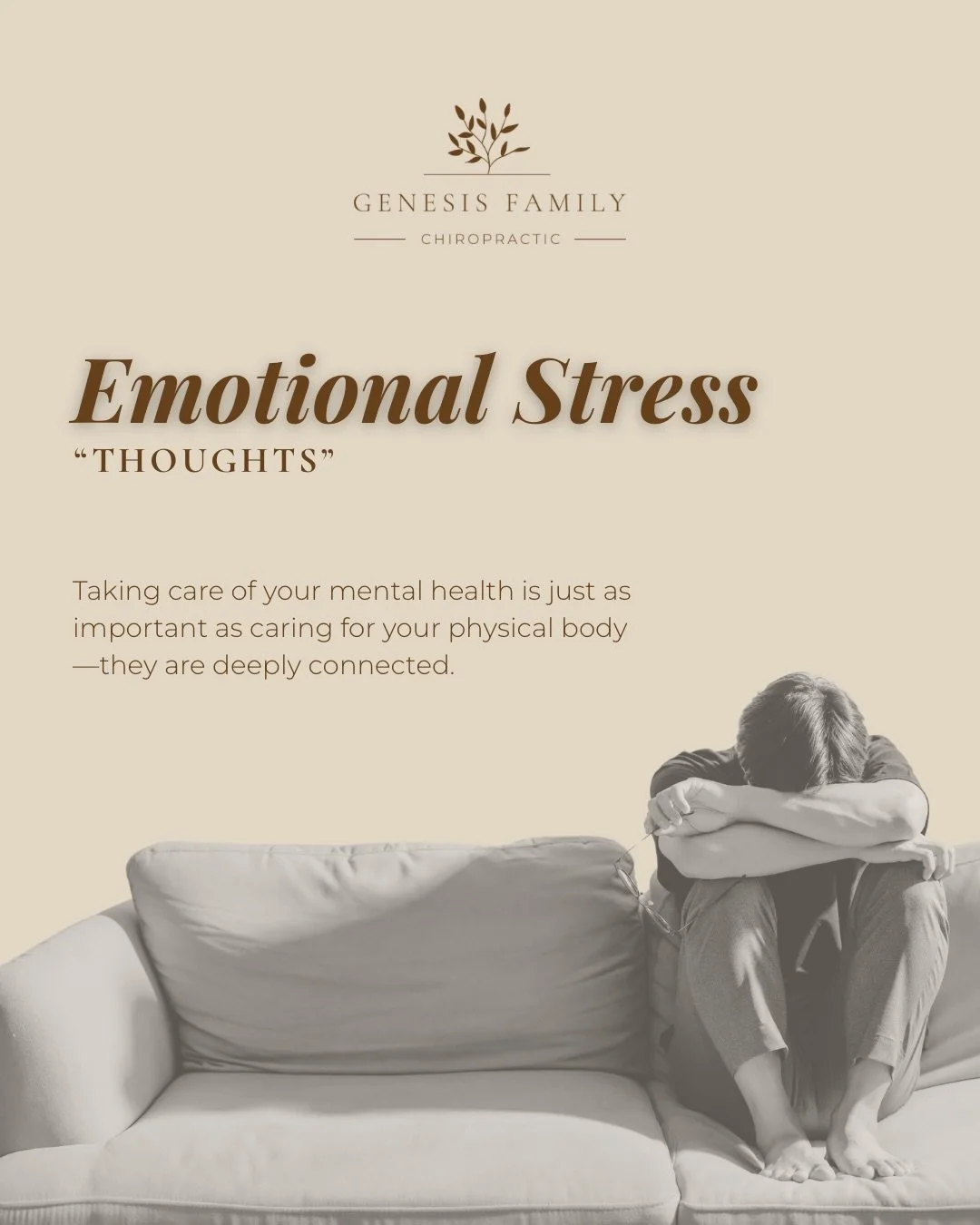 Stress isn&rsquo;t &ldquo;just in your head.&rdquo;

Emotional stress changes how your nervous system functions &mdash; influencing hormones, inflammation, and even how sensitive you are to pain.

The goal isn&rsquo;t to remove every stressor from yo