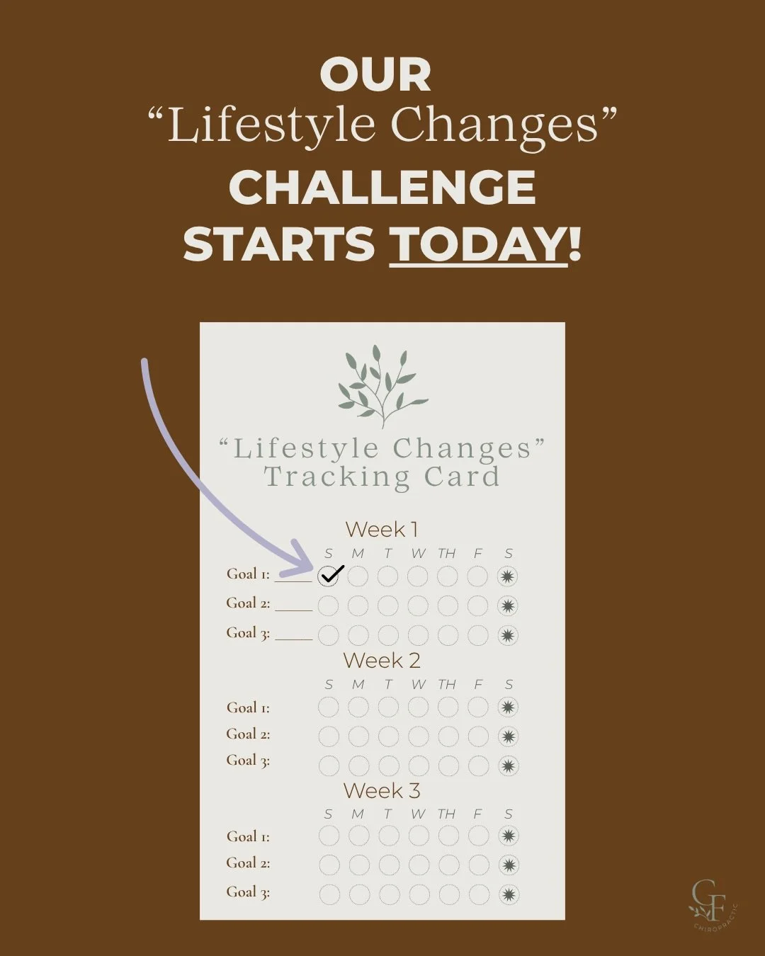 Ready, set, go! 🏁💨

Our lifestyle challenge has officially kicked off! Be sure to stay on top of your goals each day and bring your card to us for tallying. There will be FIVE winners drawn at the end of the three weeks from all the cards returned 