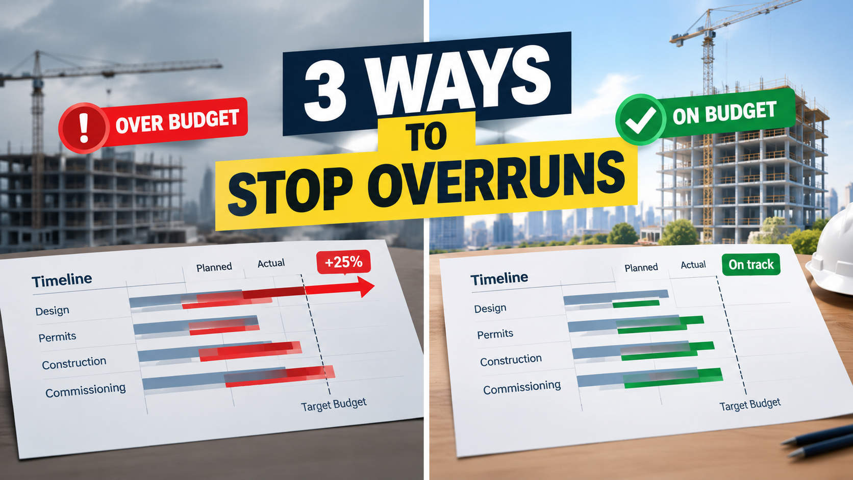 3 Ways to stop your capital projects from running over budget
