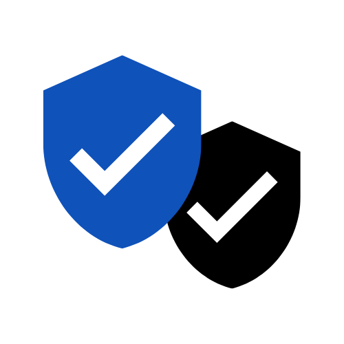 Bouclier avec coche symbolisant la confiance, la sécurité et la conformité des travaux de rénovation commerciale et bureaux