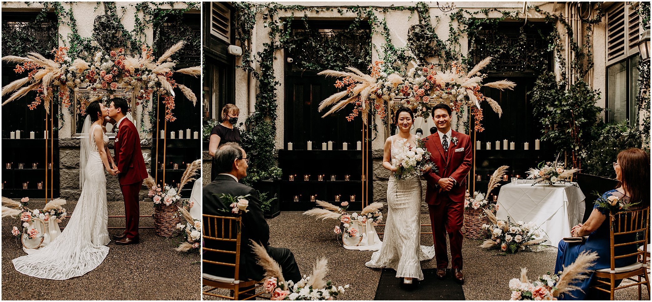 intimate elopement at brix and mortar vancouver