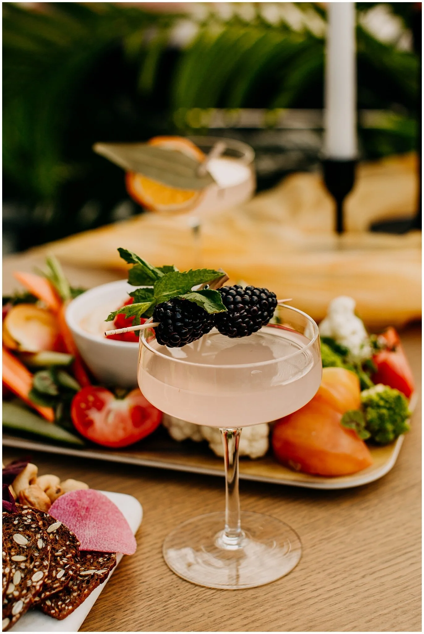 lavish liquids cocktail for rocky mountain bride styled shoot at the wallace