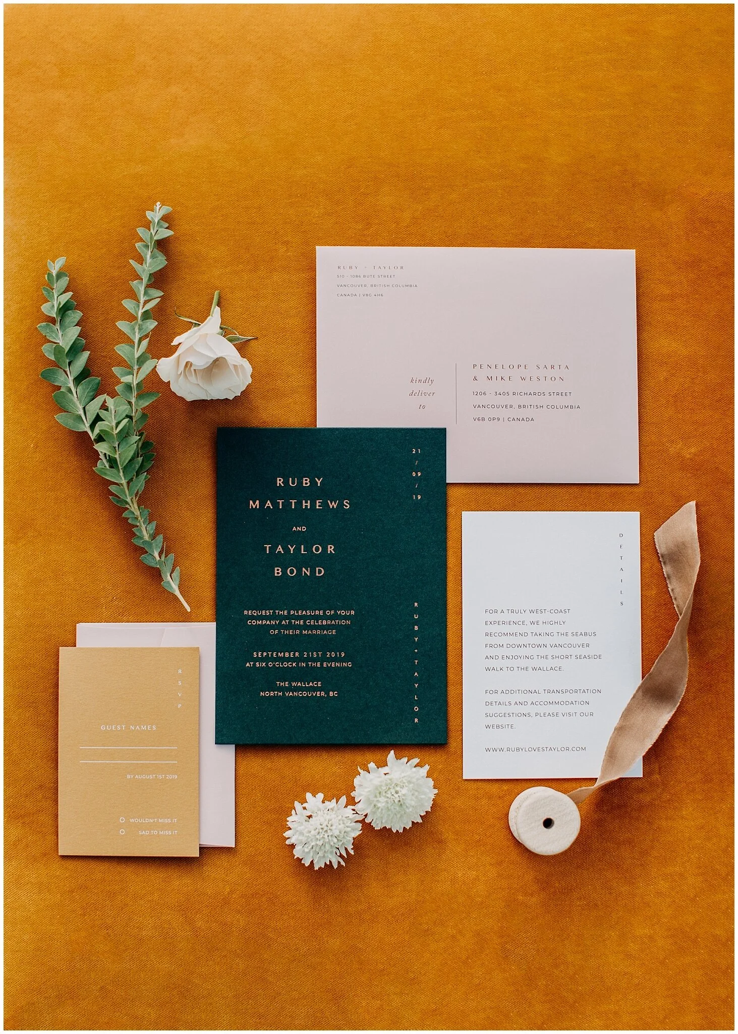 the ephemerie wedding stationery for rocky mountain bride styled shoot